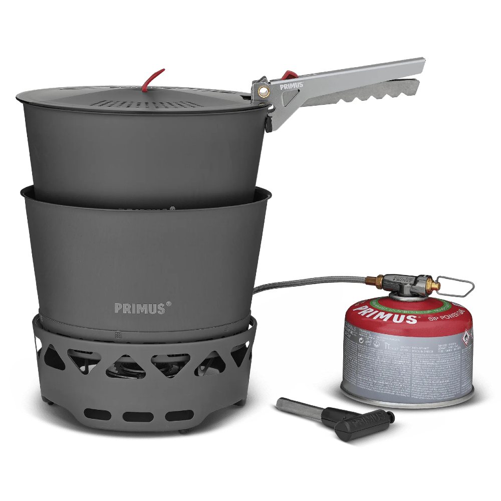 Primus PrimeTech Camping Stove System - Lightweight Portable Backpacking Stove for Hiking, Travel & Outdoor Cooking | Perfect for Campers, RV Trips & Emergency Preparedness