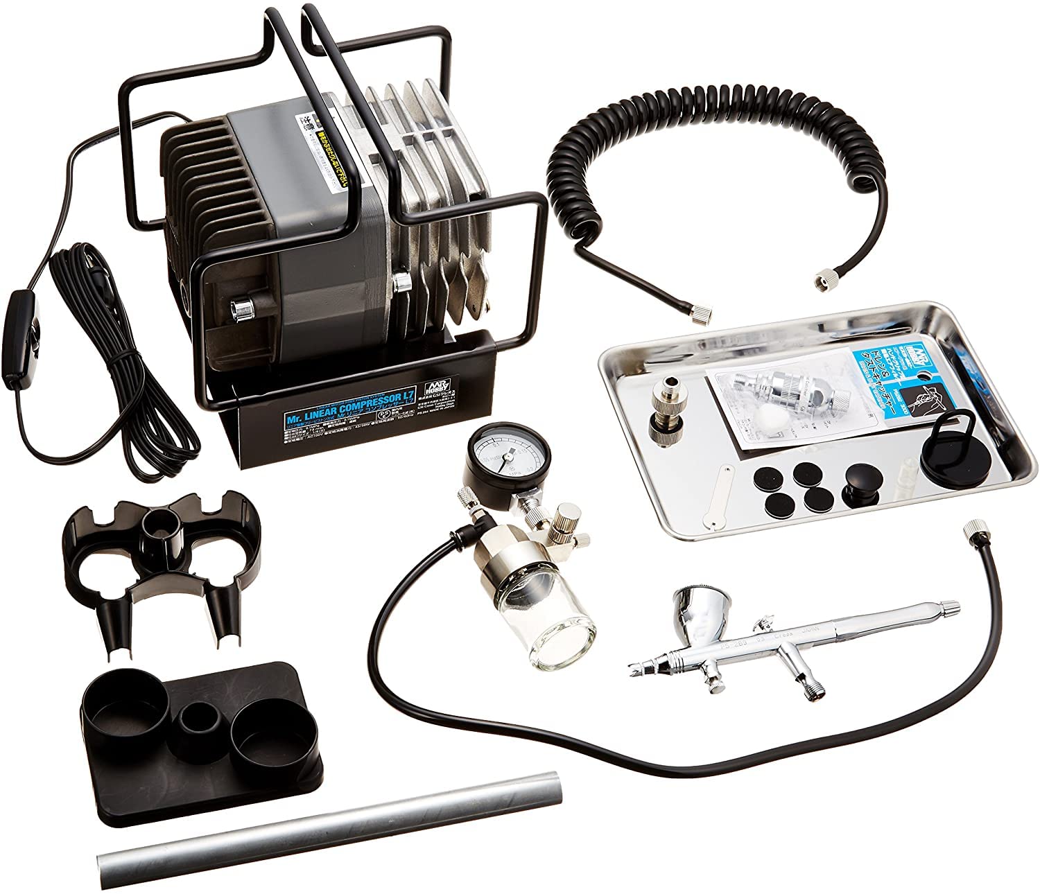 Mr. Mr. Linear Compressor L7 - High Efficiency Cooling System | Platinum Brush Set PS309 - Professional Hair Styling Tools for Salon & Home Use | Perfect for Refrigerators, Freezers & Hair Care Routines