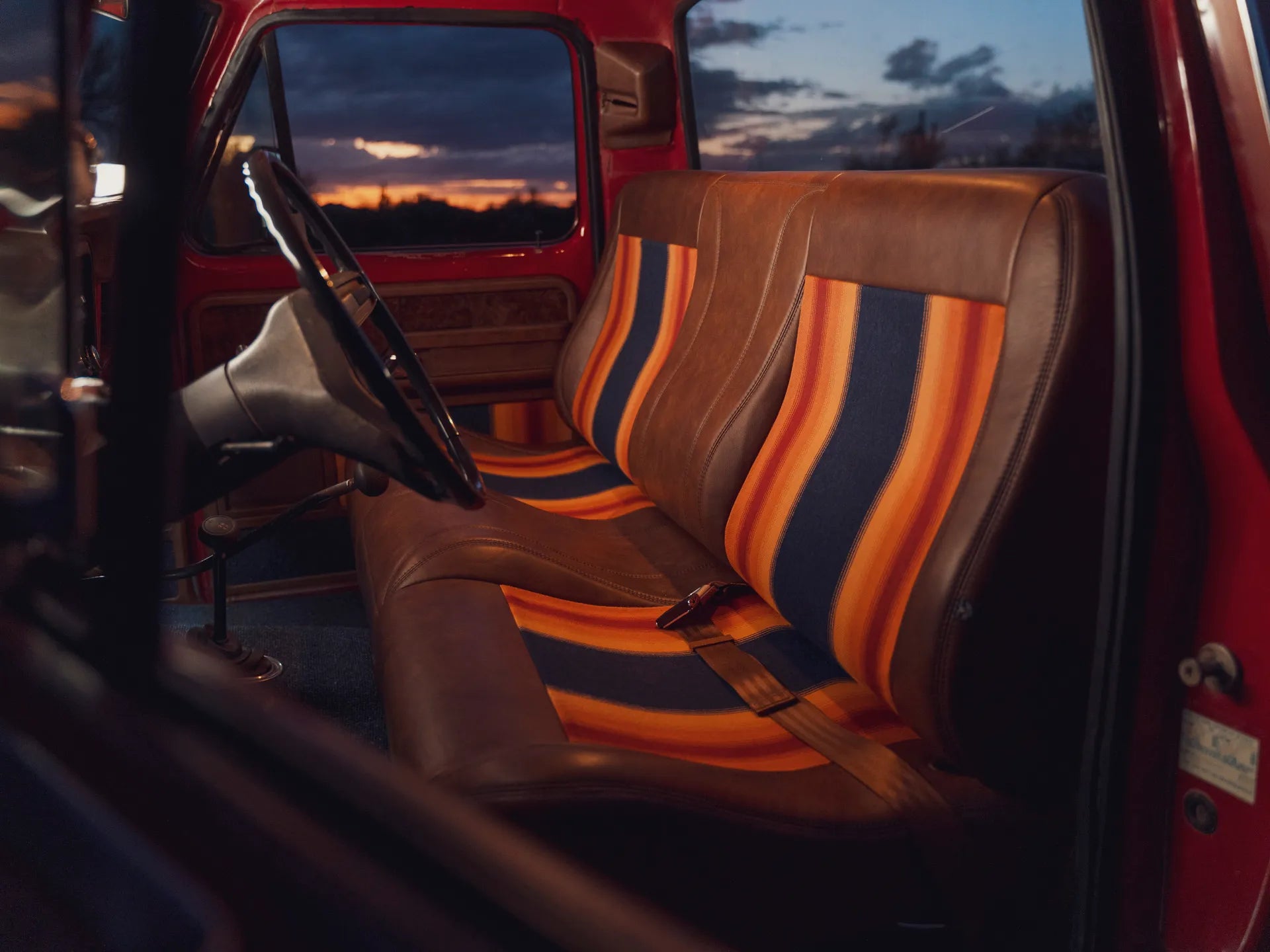 Custom Upholstered Bench Seat for Ford F100 F150 F250 (1973-1979) | Premium Truck Interior Upgrade | Perfect for Restoration Projects & Classic Car Shows