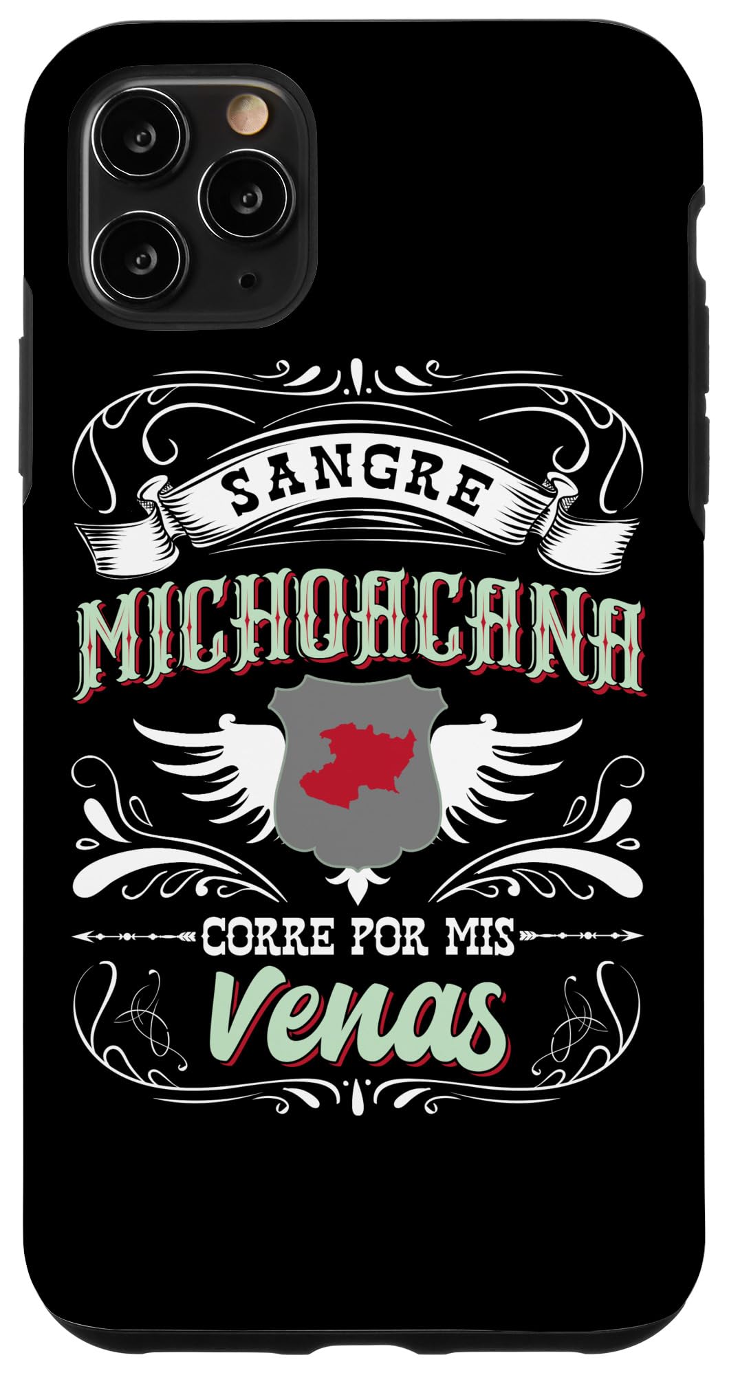 iPhone 11 Pro Max Case - Premium Protective Cover with Unique Michoacan Mexico Design | Perfect for Travel, Everyday Use & Showcasing Mexican Heritage