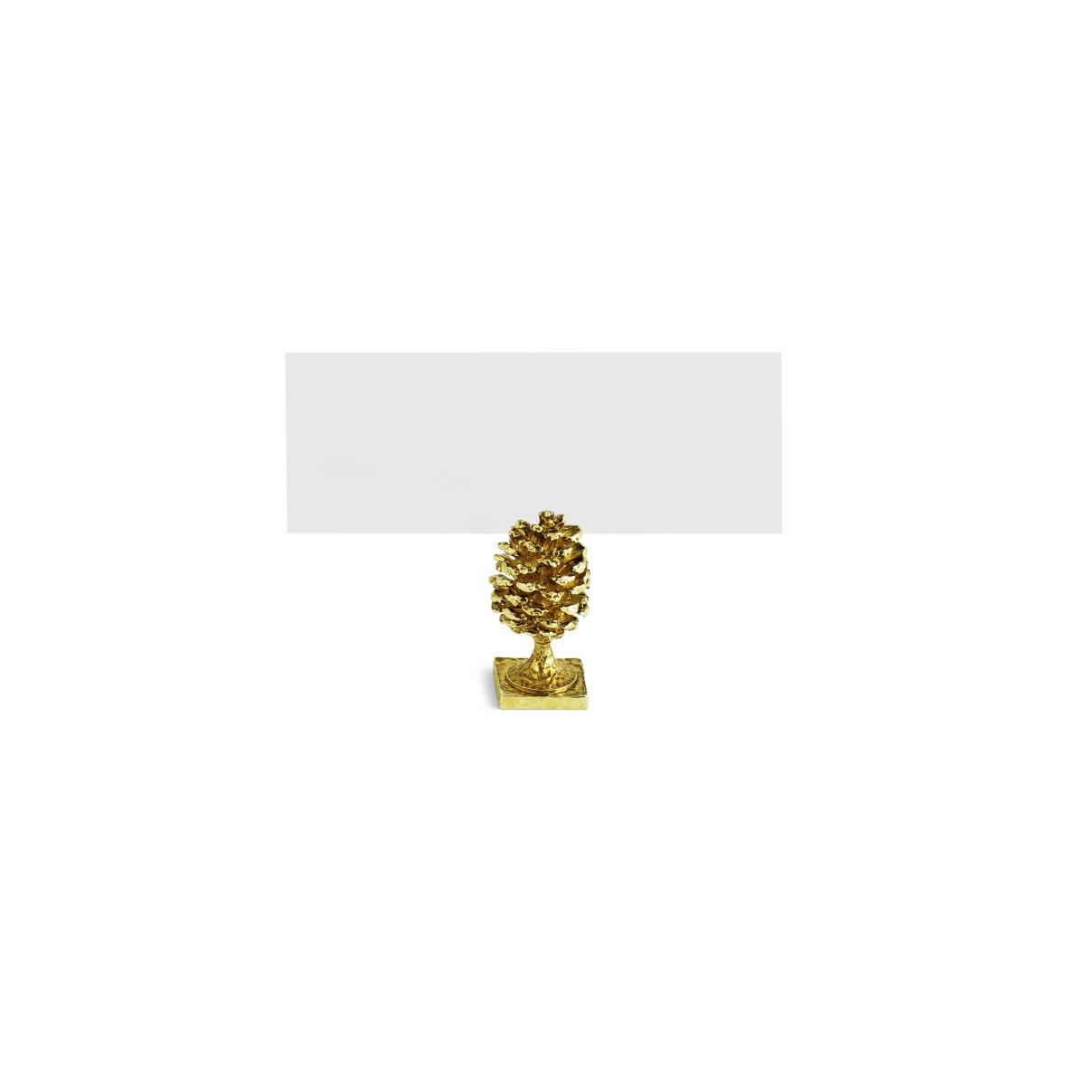 Elegant Pine Cone Place Card Holders Set - Rustic Wedding Table Decor, Holiday Dinner Party Name Card Holders for Christmas, Thanksgiving, and Fall Events