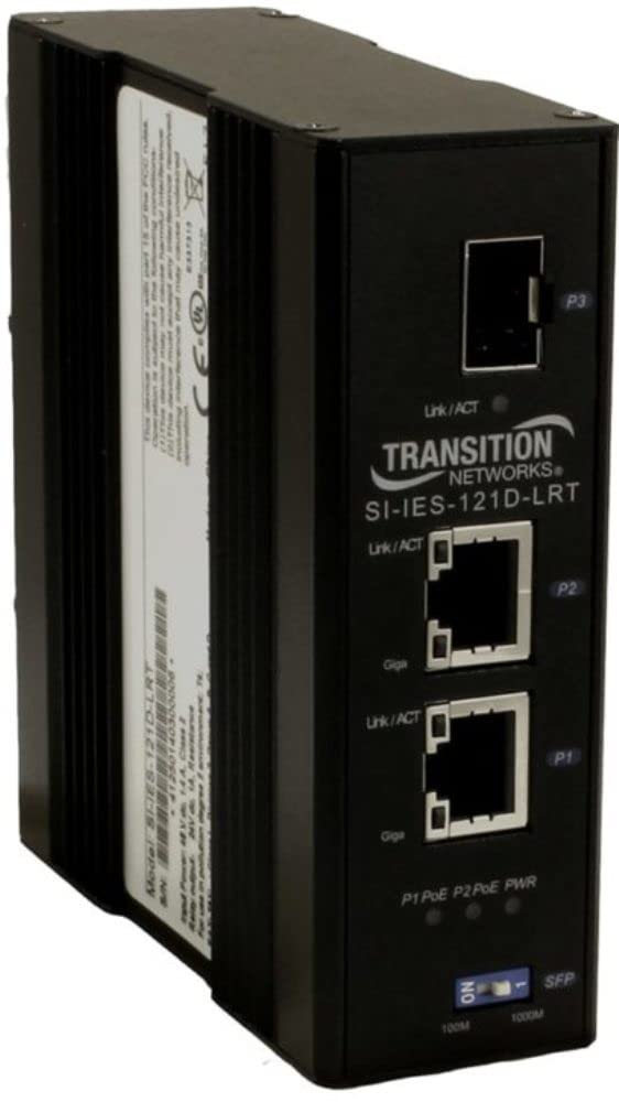 802.3af/at PoE Injector Adapter - 30W Gigabit Power over Ethernet Splitter for IP Cameras, VoIP Phones, Wireless Access Points - Indoor/Outdoor Network Device Power Supply