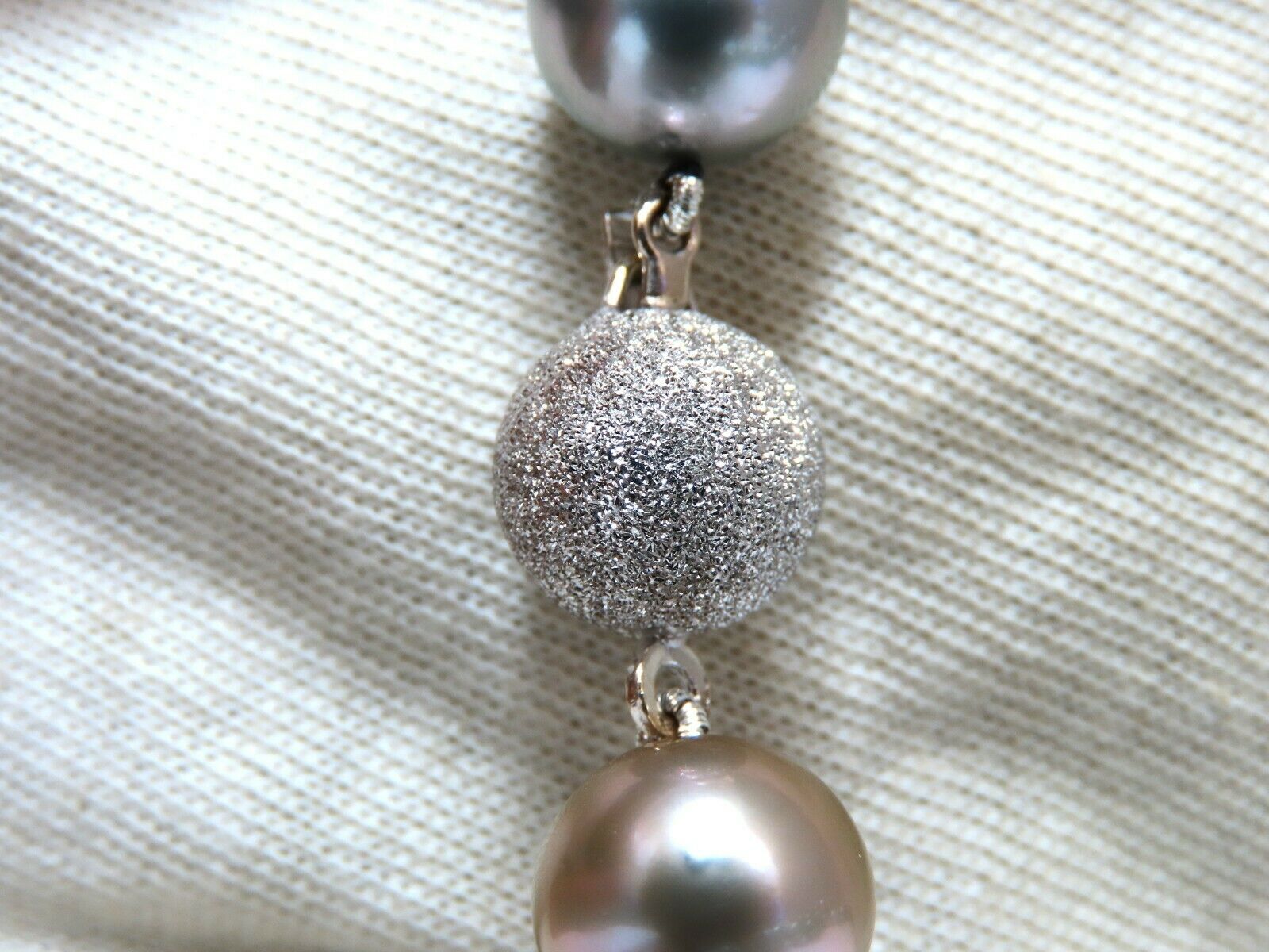 GIA Certified Natural Multicolor Tahitian Saltwater Pearl Necklace - 14.9mm 14K Gold - Perfect for Weddings, Anniversaries & Special Occasions