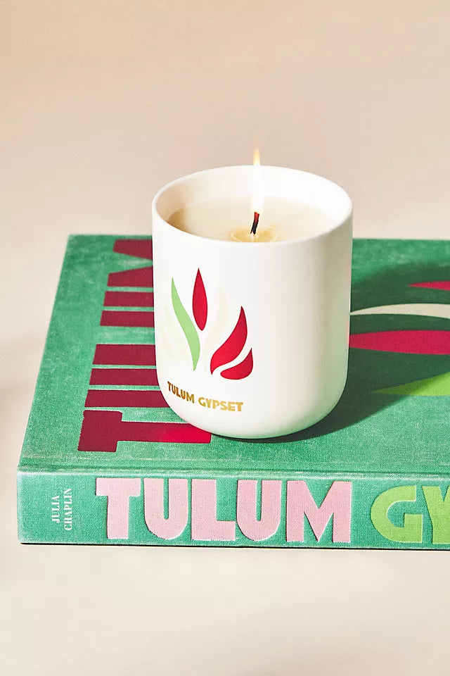 Assouline Tulum Gypset Travel From Home Scented Candle - Aromatherapy for Relaxation & Home Decor | Perfect for Yoga, Meditation & Cozy Evenings