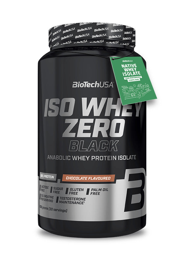 BioTechUSA Iso Whey Zero Black Vanilla Protein Powder - 908g (2 lbs) Whey Isolate for Muscle Recovery & Growth - Low Carb, Lactose-Free, Gluten-Free - Ideal for Post-Workout & Fitness Enthusiasts