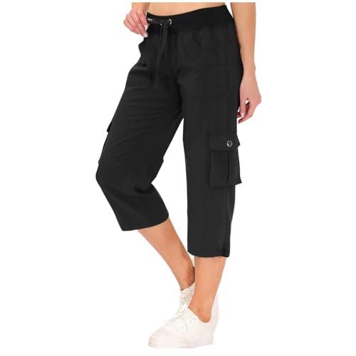 Summer Sweatpants for Women-black