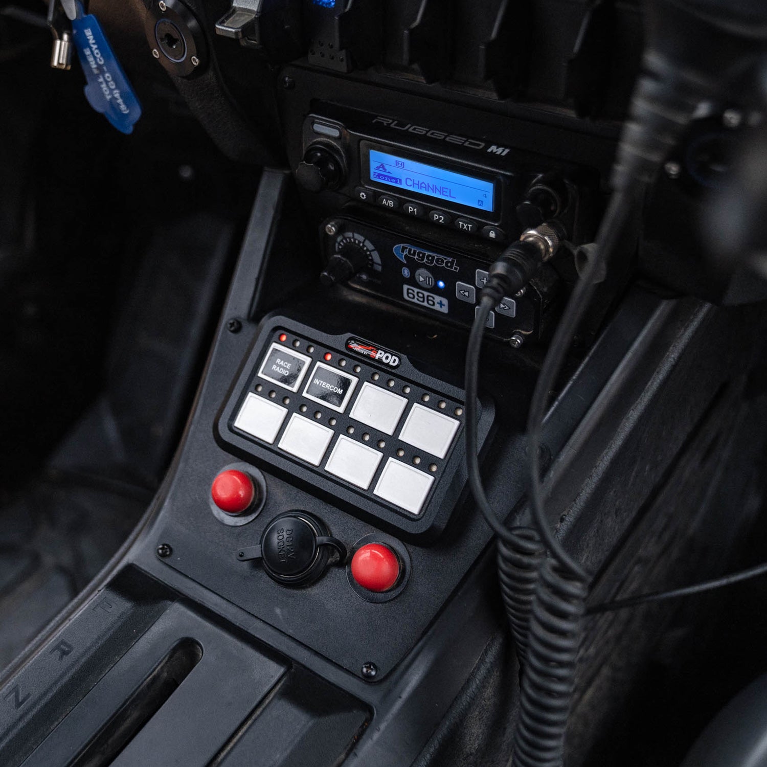 Polaris RZR PRO XP, RZR Turbo R & RZR PRO R Dash Mount Radio & Intercom System - Off-Road UTV Communication for Adventure & Trail Riding