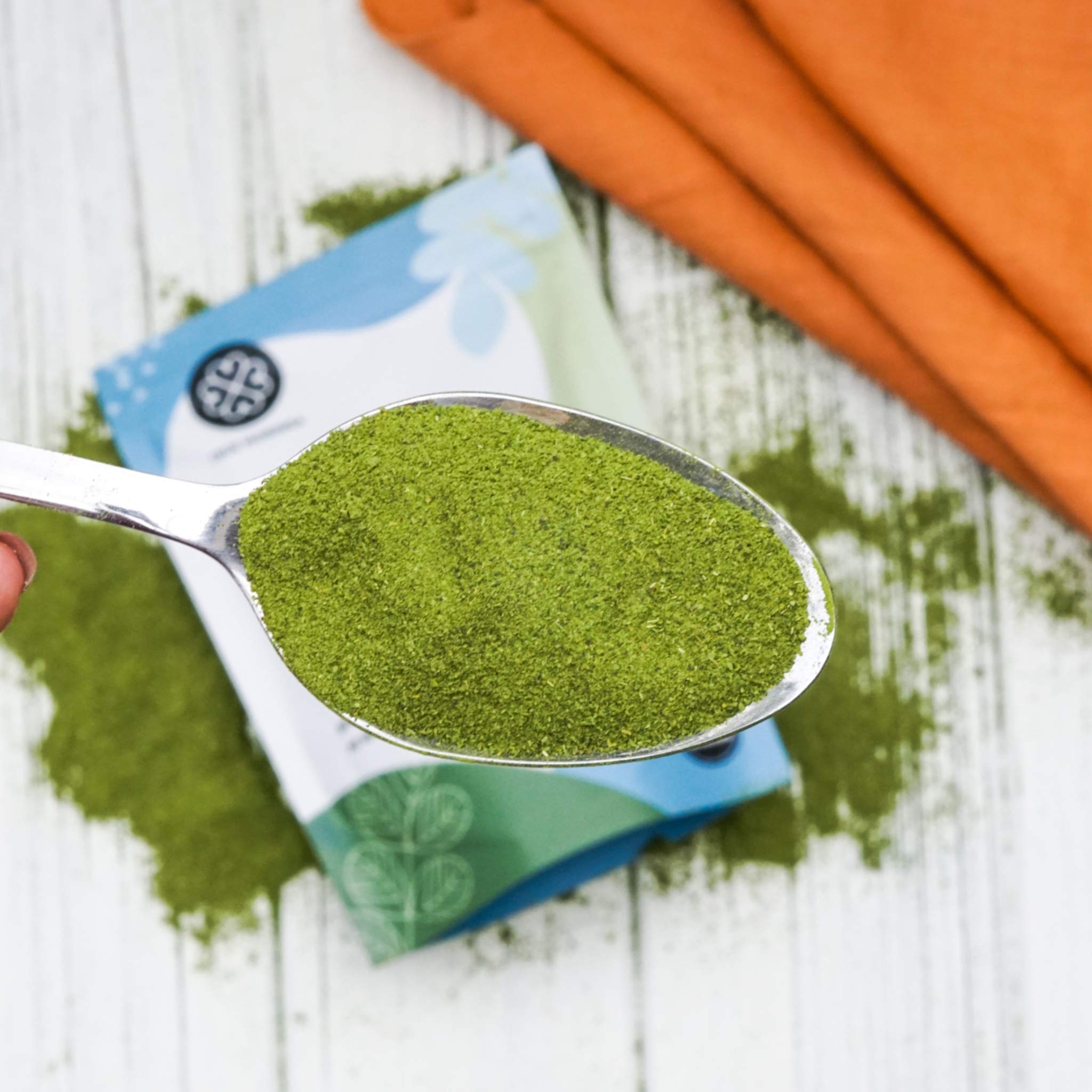 Organic Moringa Powder 100% Raw USDA Certified | Non-GMO Superfood for Smoothies & Detox (50g) - Boost Energy & Immunity Naturally