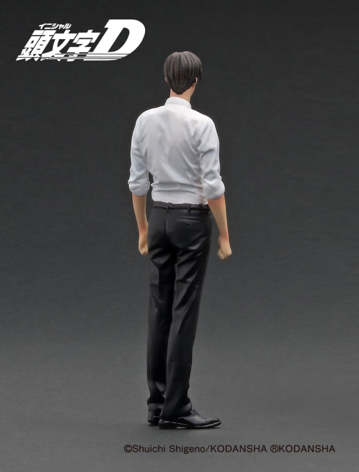 1:18 Scale Mazda Savanna RX-7 FC3S Infini White Diecast Car Model with Ryosuke Takahashi Figure - Initial D Anime Collectible for Display & Racing Enthusiasts