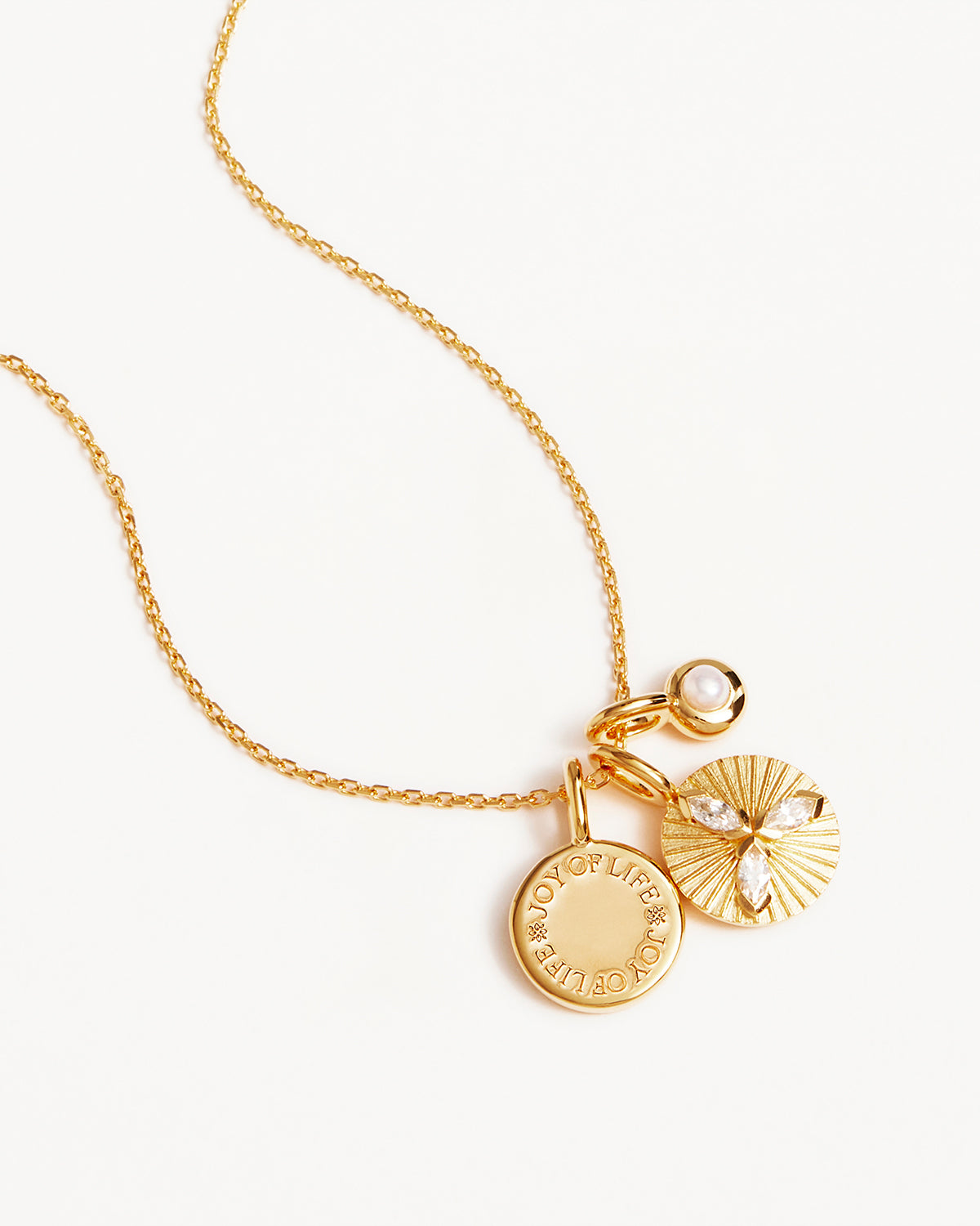 18k Gold Vermeil Joy Necklace for Women - Elegant & Dainty Layering Jewelry - Perfect for Everyday Wear, Gifts & Special Occasions