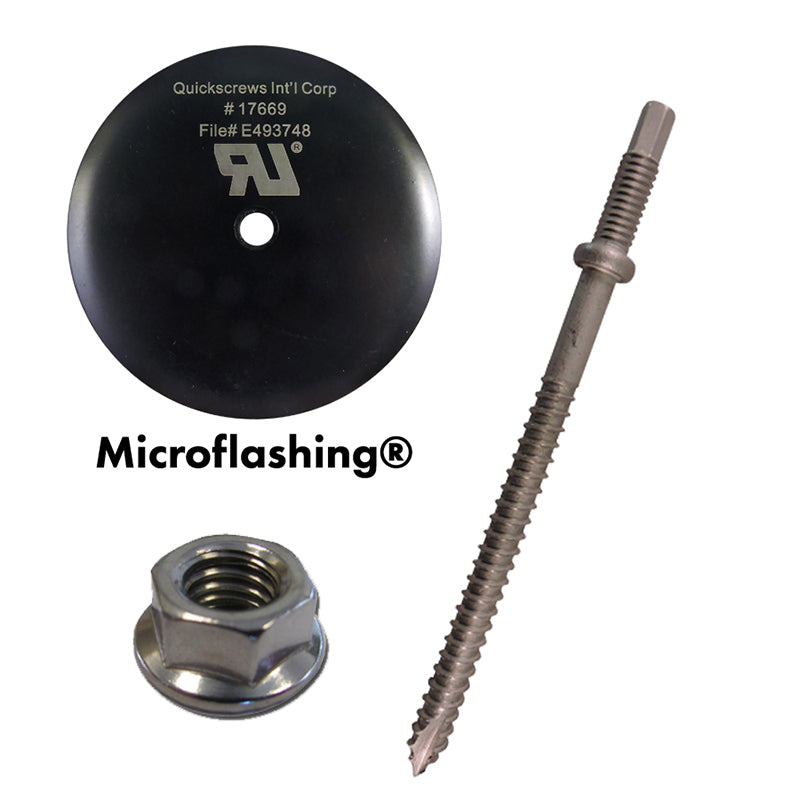 QuickBOLT 5/16 x 5 1/4 Low Profile Anchor Bolts - Heavy Duty Fasteners for Drywall, Concrete & Masonry - Perfect for Shelves, TVs & Wall Mounting