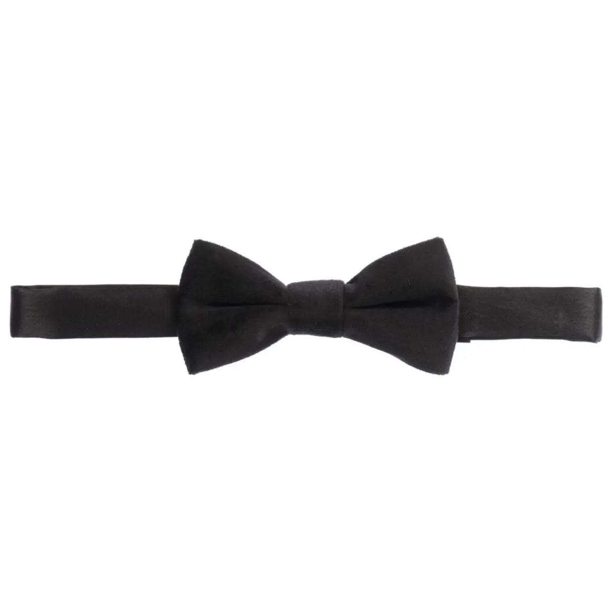 10cm Black Satin Bow Tie for Boys - Formal Wear & Special Occasions - Perfect for Weddings, Parties, and School Events