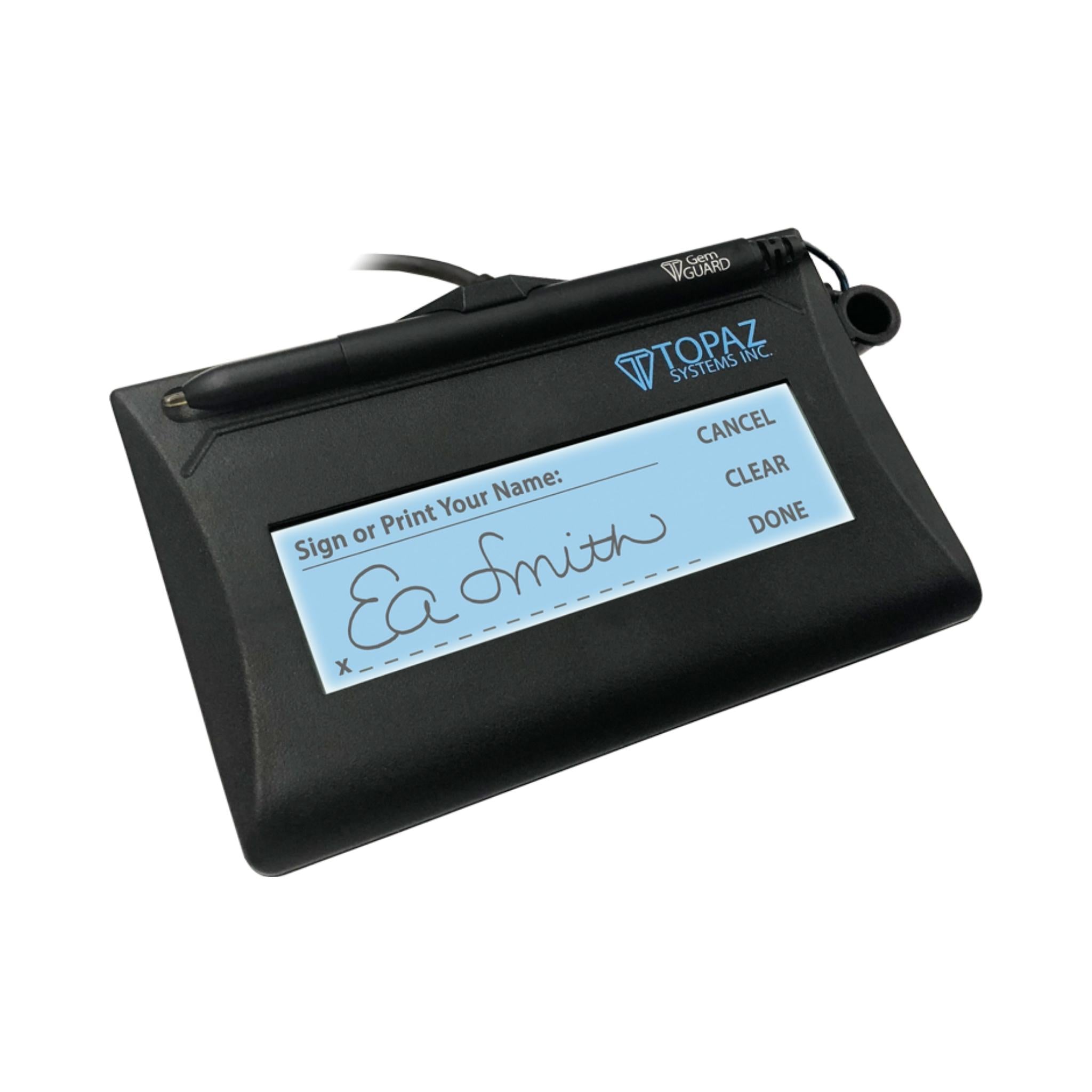 Topaz Systems T-L460 Electronic Signature Pad - Secure & Reliable Digital Signature Capture Device for Retail, Banking & Healthcare