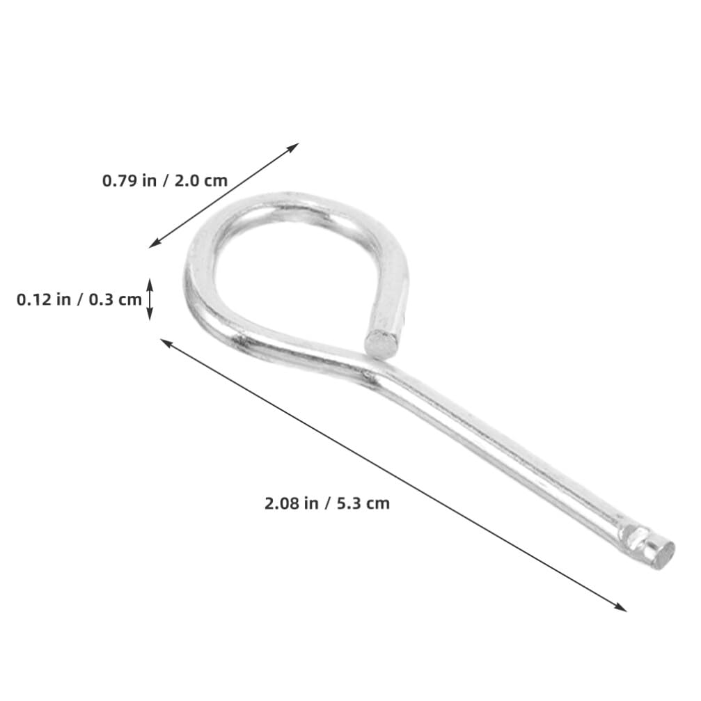 20PCS Heavy Duty Fire Extinguisher Pull Pin Replacement - Silver Safety Cotter Pins for Commercial & Home Fire Extinguishers - Ideal for Office Buildings, Kitchens, Workshops & Emergency Preparedness Kits