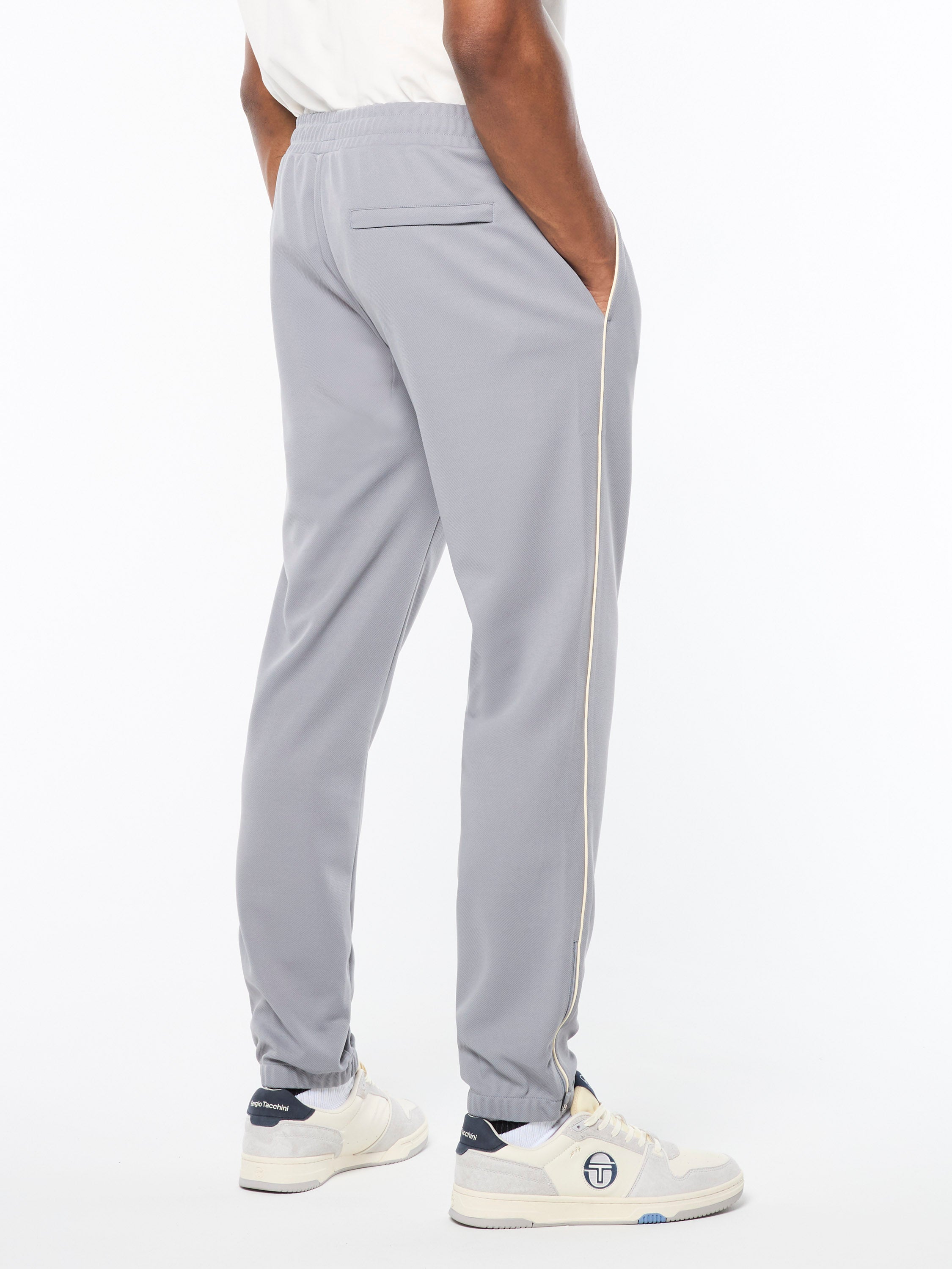 Ettore Track Pant Sleet - Men's Athletic Jogger Pants for Running, Gym & Casual Wear - Lightweight & Comfortable Workout Pants
