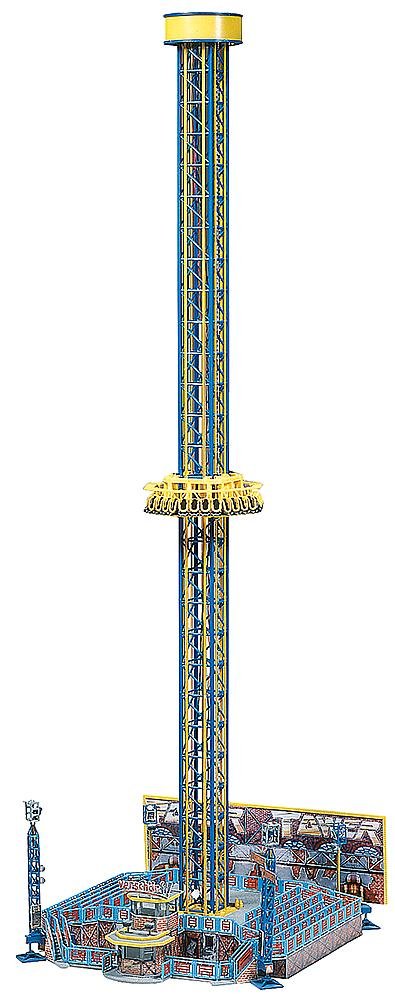 Faller 140325 Fairground Power Tower HO Scale Model Building Kit for Train Sets & Dioramas – Perfect for Model Railroad Scenes & Collectors
