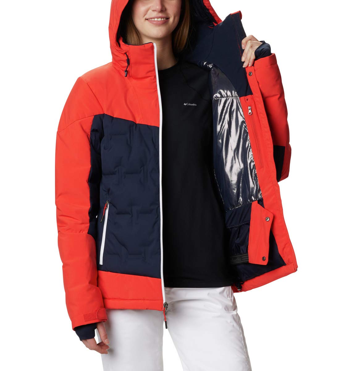 Columbia Women's Wild Card Down Jacket - Lightweight Warm Winter Coat for Outdoor Activities, Hiking & Travel