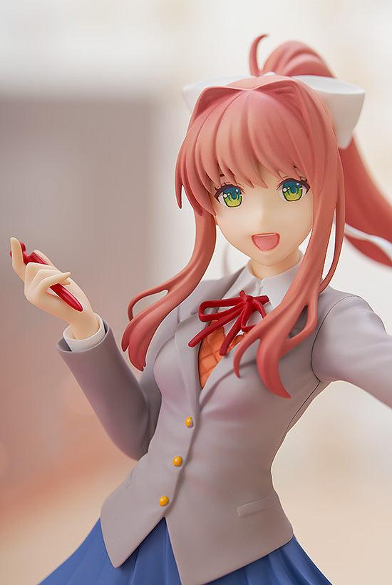 Doki Doki Literature Club Monika Pop Up Parade Anime Figure - Perfect for Collectors, Gamers, and Anime Fans | Display for Home, Office, or Gaming Setup