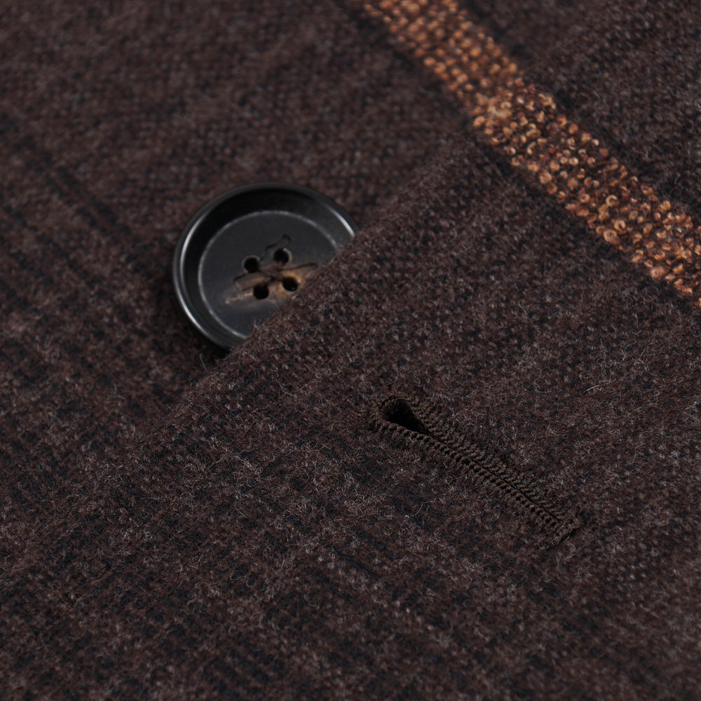 Isaia 'Cortina' Slim Fit Pea Coat for Men - Premium Wool Winter Overcoat | Formal & Casual Outerwear for Business, Dates & Office Wear
