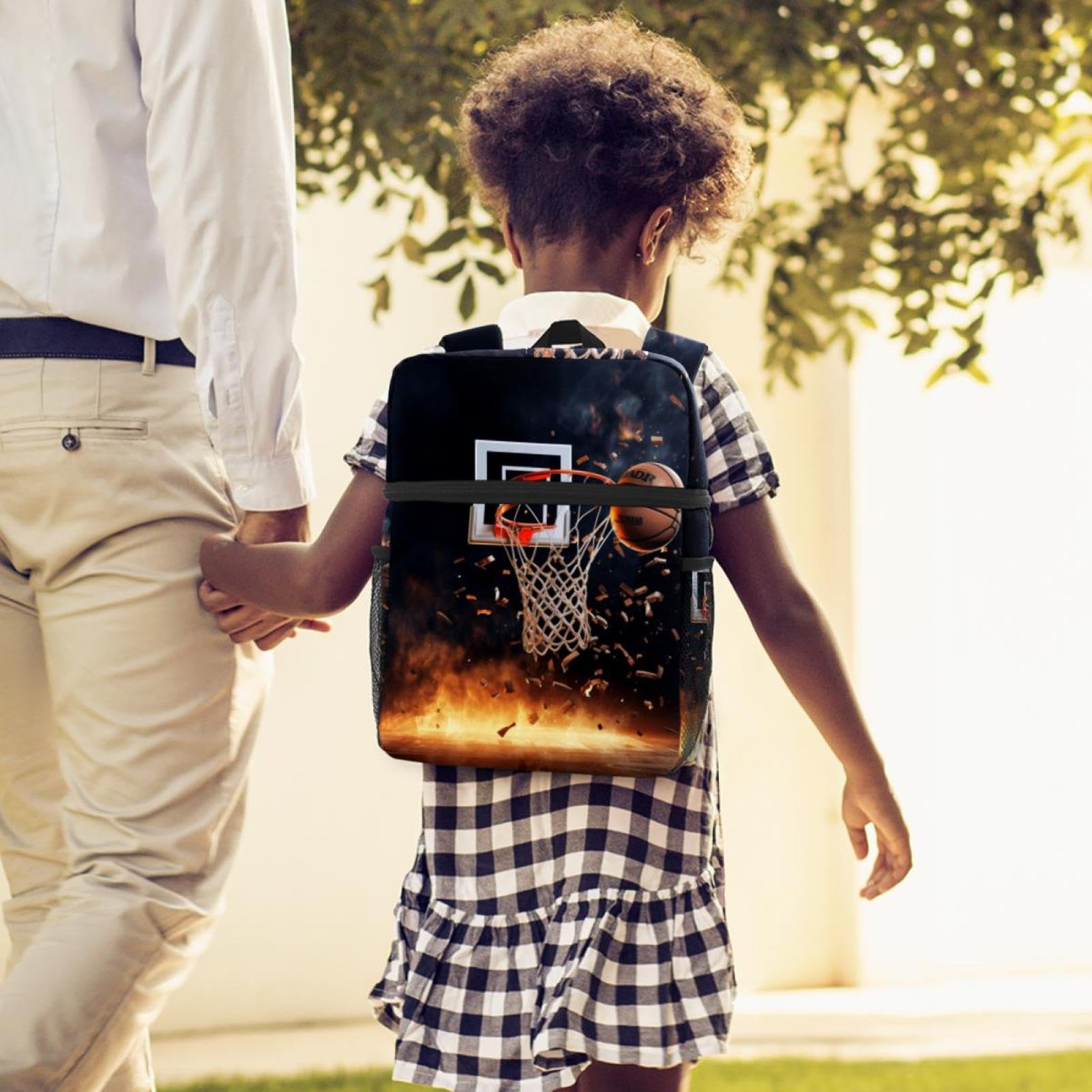 Stylish Unisex Travel Backpack for Women & Men - Durable Basketball Sports Backpack - Perfect for Gym, School, Hiking and Outdoor Adventures
