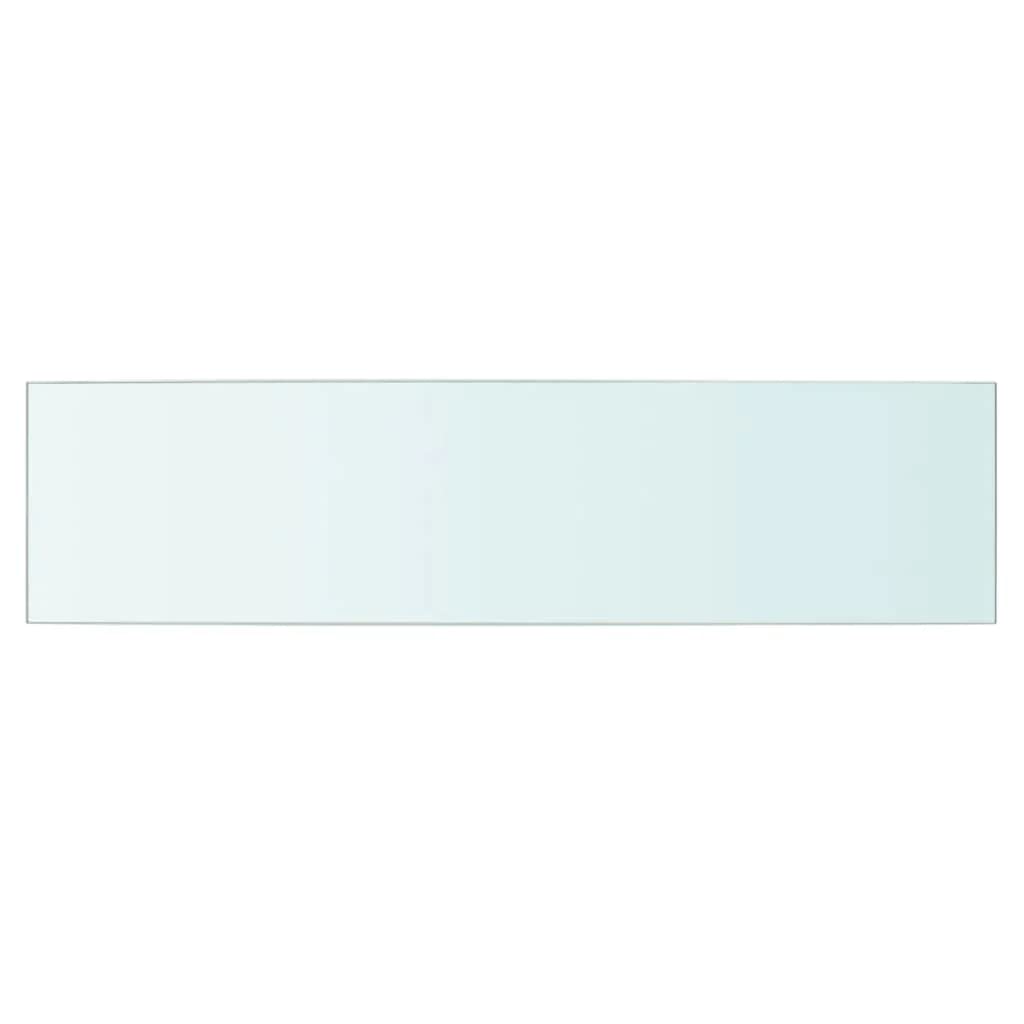 vidaXL 2-Pack Clear Glass Panel Shelves 35.4