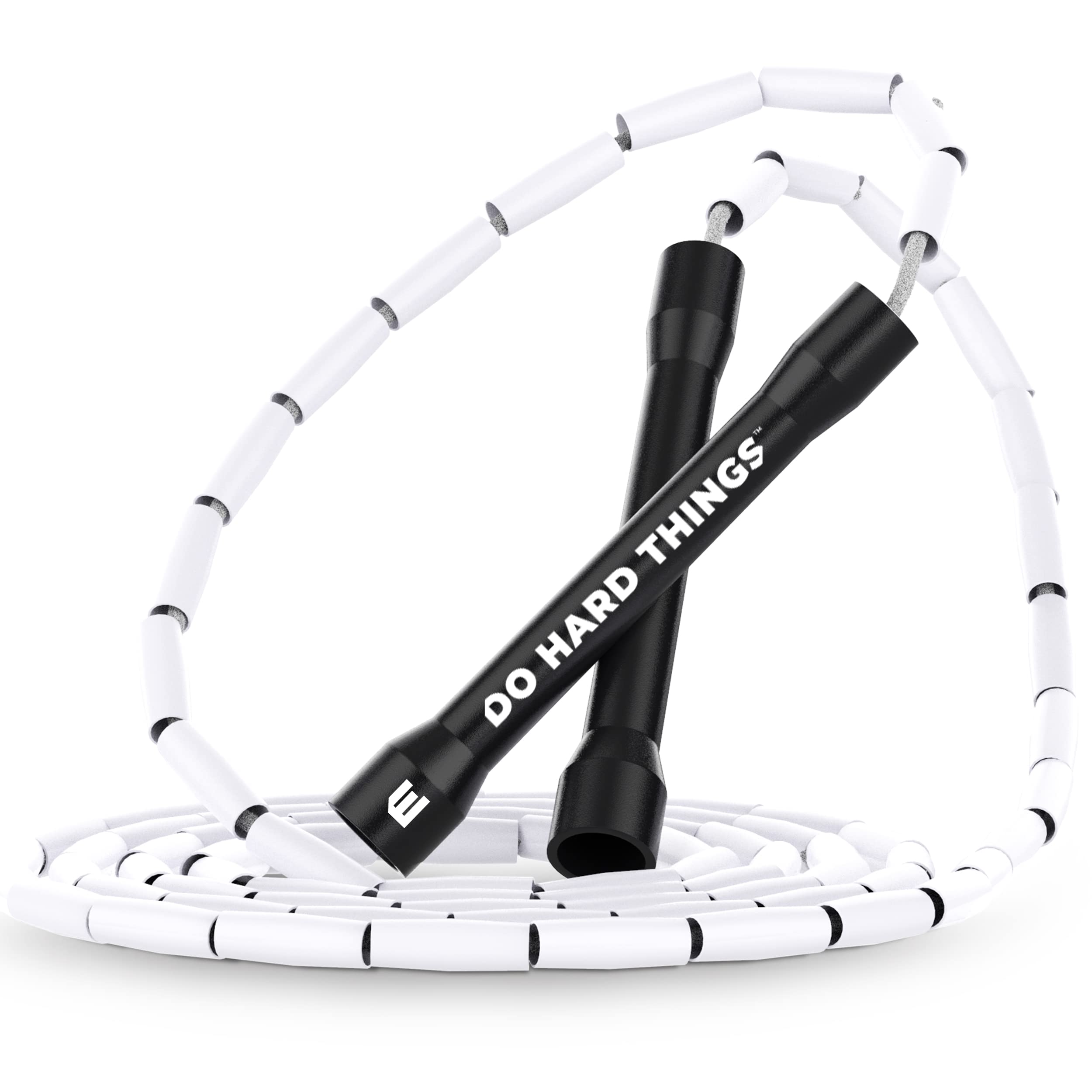 Elite SRS Adjustable Skipping Rope with Shatterproof Handles & Beads - Perfect Jump Rope for Home Workouts, Cardio Training & Weight Loss Exercises