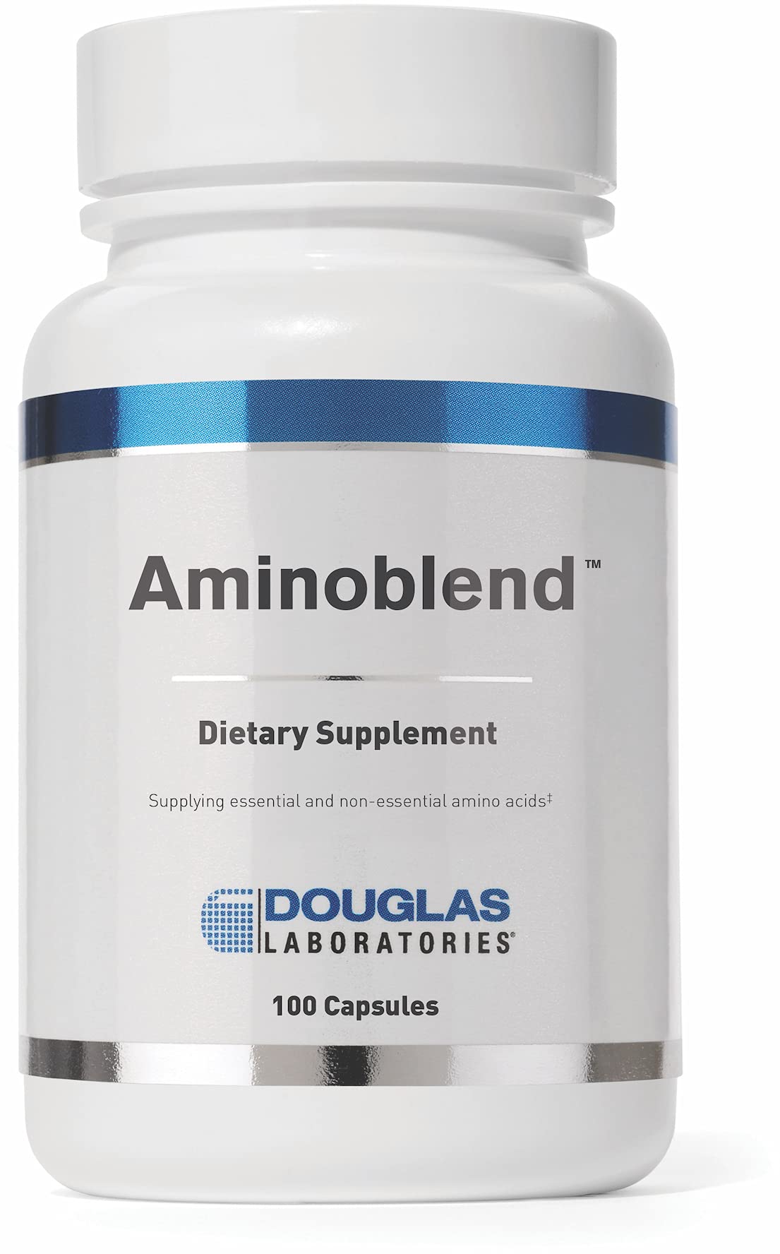 Douglas Laboratories Aminoblend - Nutritionally Balanced Amino Acid Supplement with 100 Capsules | Supports Muscle Recovery, Energy & Overall Wellness | Ideal for Athletes, Fitness Enthusiasts & Active Lifestyles