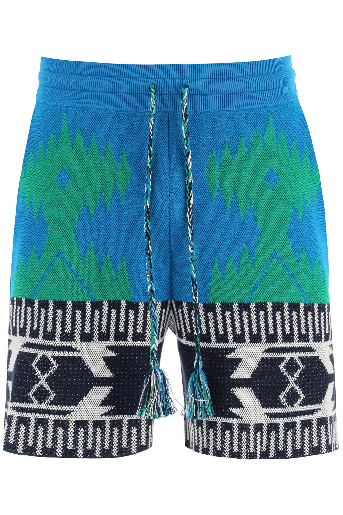 Alanui Jacquard Cotton Icon Shorts - Stylish & Comfortable Summer Shorts for Men & Women | Perfect for Beach, Travel & Casual Wear