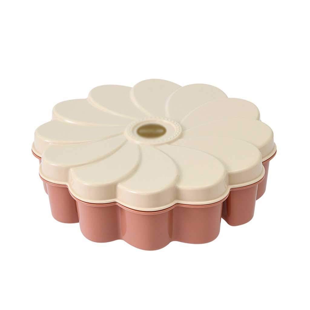 Premium Strawberry Dried Fruit Gift Box with Lid - Chinese New Year Snack Tray, Candy Storage Container for Living Room, Parties & Holiday Gatherings (Color: C)