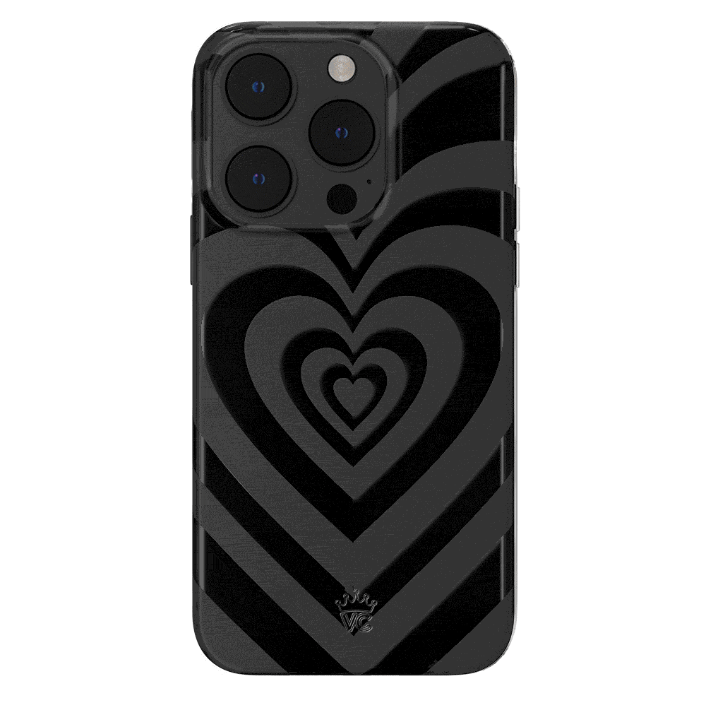 Sweethearts Noir iPhone Case - Trendy Protective Cover for iPhone 13/14/15 Pro Max - Slim Shockproof Phone Case with Stylish Design - Perfect for Everyday Use, Travel & Gifting