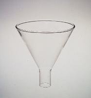 Pyrex Glass Filling Funnels - 6-Pack 100mm Wide Mouth Lab Funnels for Kitchen, Baking & Scientific Experiments | Durable Borosilicate Glass for Liquids, Powders & Chemicals