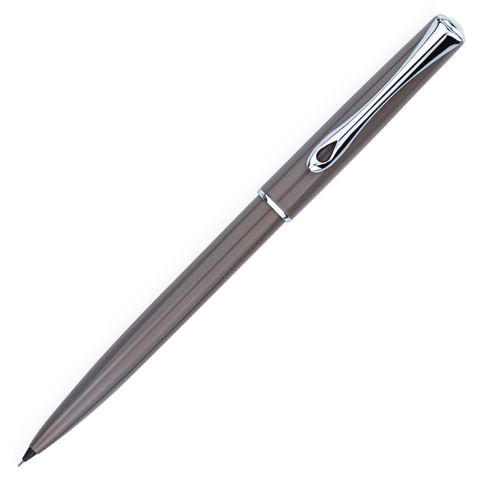 Diplomat Traveller Mechanical Pencil - 0.7mm Premium Drafting Pencil in Taupe Grey - Perfect for Writing, Drawing & Sketching