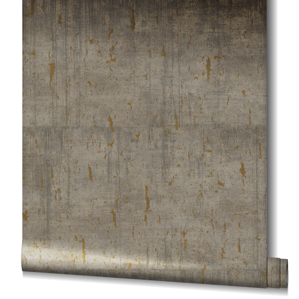 Luxury Metallic Concrete Wallpaper - Modern Textured Peel and Stick Wallpaper for Home & Office Decor - Perfect for Living Rooms, Bedrooms, and Accent Walls