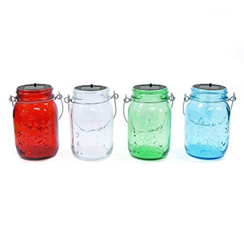 Solar Mason Jar Lights - LED Decorative Lanterns for Garden, Patio, Table & Indoor Nightlight | Weatherproof Outdoor Lighting | Perfect for Backyard, Wedding, Camping & Home Decor
