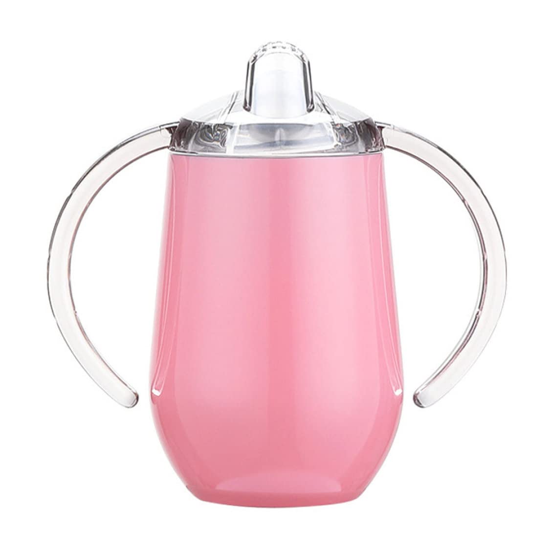 ESiiFuu Stainless Steel Insulated Sippy Cup for Toddlers - Double Wall Vacuum Insulation with Handles, Leak-Proof Baby Tumbler for Hot & Cold Drinks - Perfect for Daycare, Travel, and On-the-Go Use
