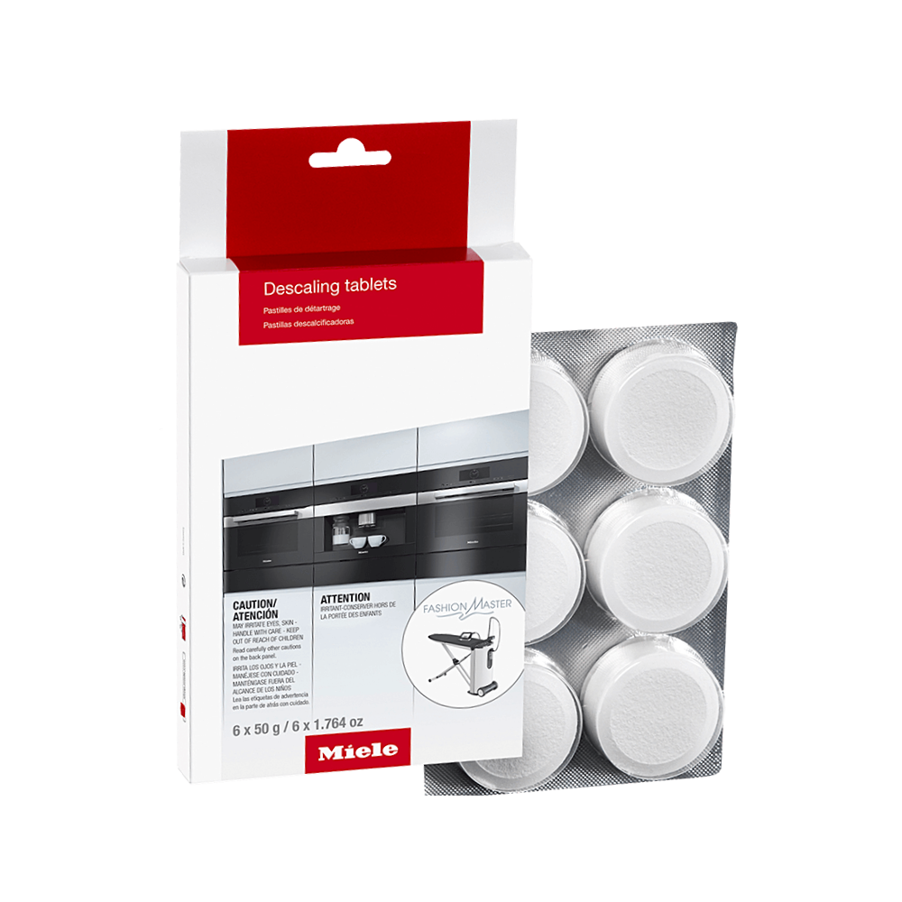 Miele Descaling Tablets for Coffee Machines & Espresso Makers - Remove Limescale & Calcium Buildup - Safe for Miele Dishwashers & Appliances - Perfect for Home & Office Use