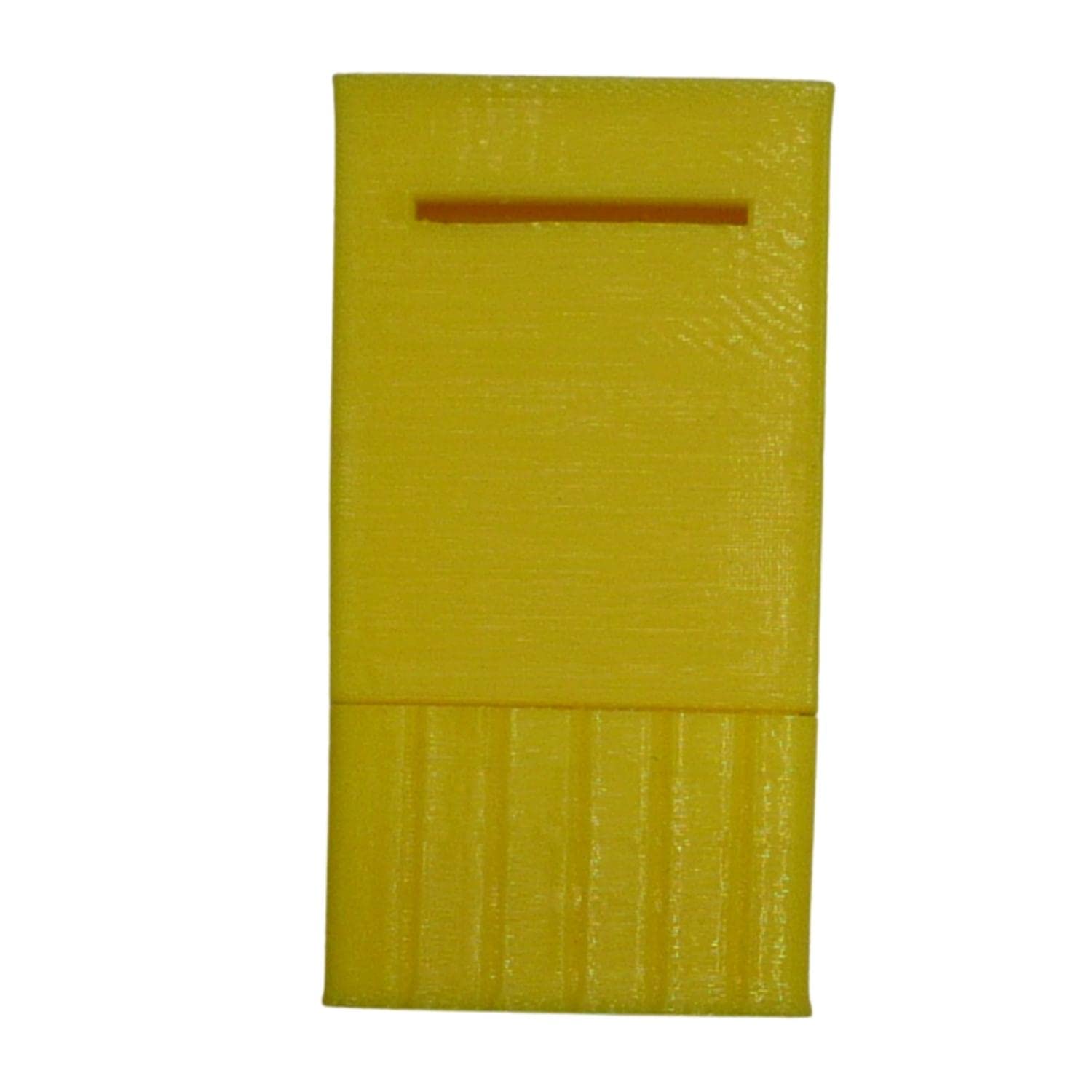 USPS Compatible Mailbox-Shaped Postage Stamp Dispenser for Roll Stamps - Made in USA (PR156-YLW) - Perfect for Offices, Homes & Mailing Stations