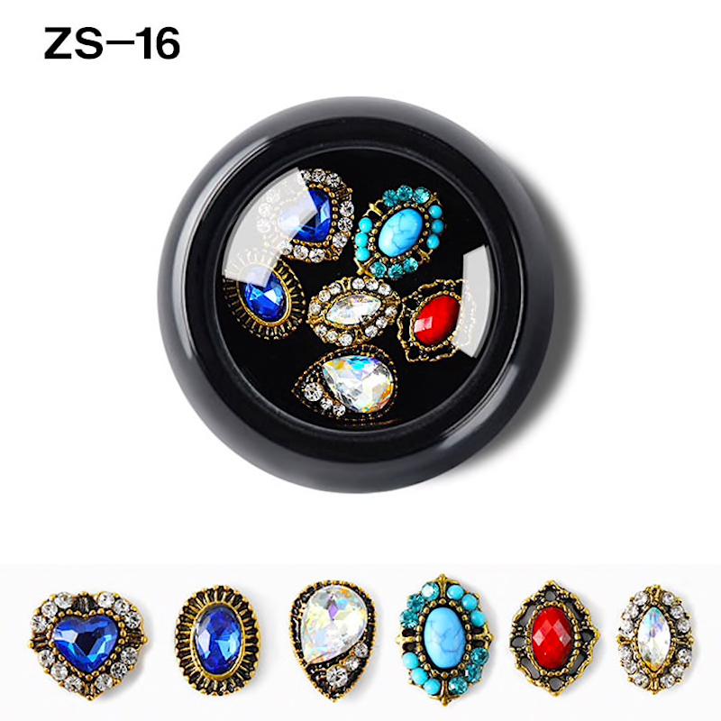 3D Nail Art Rhinestone Charms - Mixed Shapes & Sizes for DIY Nail Designs - Perfect for Manicures, Pedicures, and Nail Art Decorations