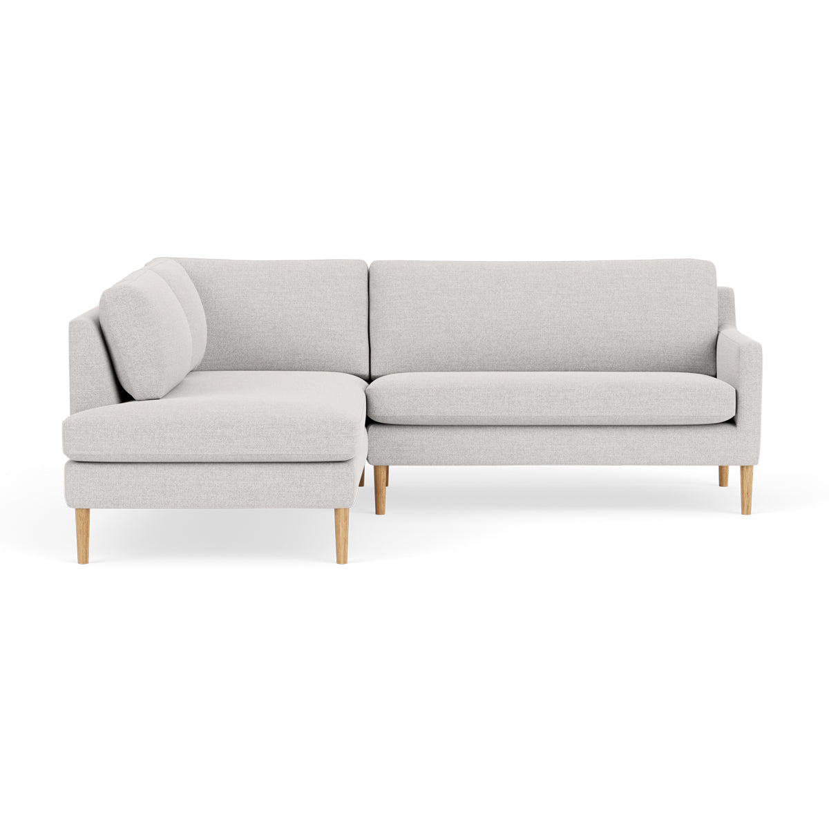 Astha Fabric Left Corner Sofa - Modern L-Shaped Sectional Couch for Living Room, Lounge & Small Spaces | Comfortable Home Furniture for Relaxing & Entertaining