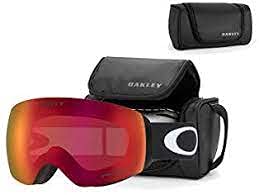 Oakley Flight Deck XM Snow Goggles - Matte Black Frame with Prizm Torch Iridium Lens - Includes Lens Cleaning Kit - Perfect for Skiing & Snowboarding
