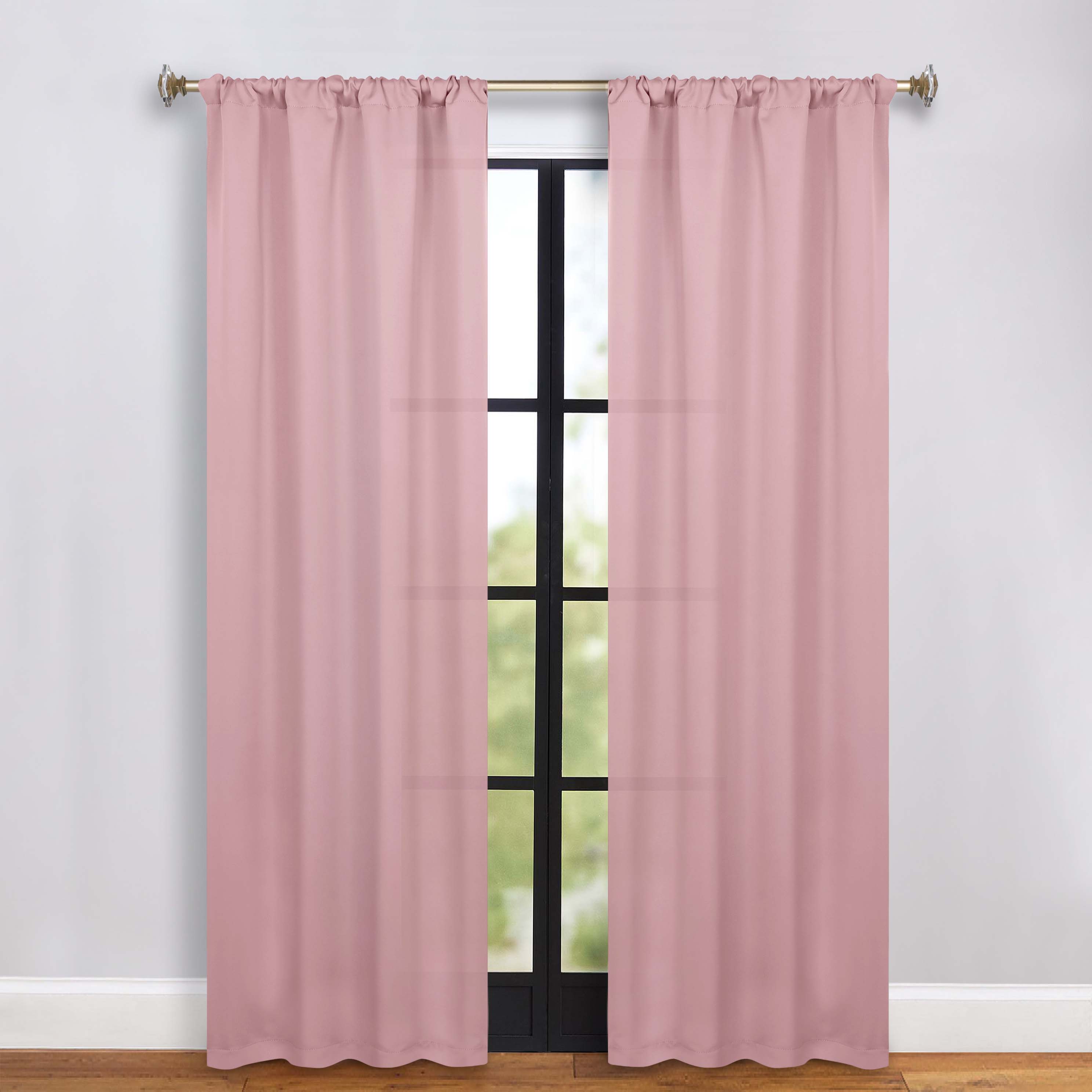 Machine Washable Blackout Curtains Set of 2 - Solid Color Room Darkening Window Drapes for Bedroom, Living Room & Nursery - Noise Reducing & Energy Efficient