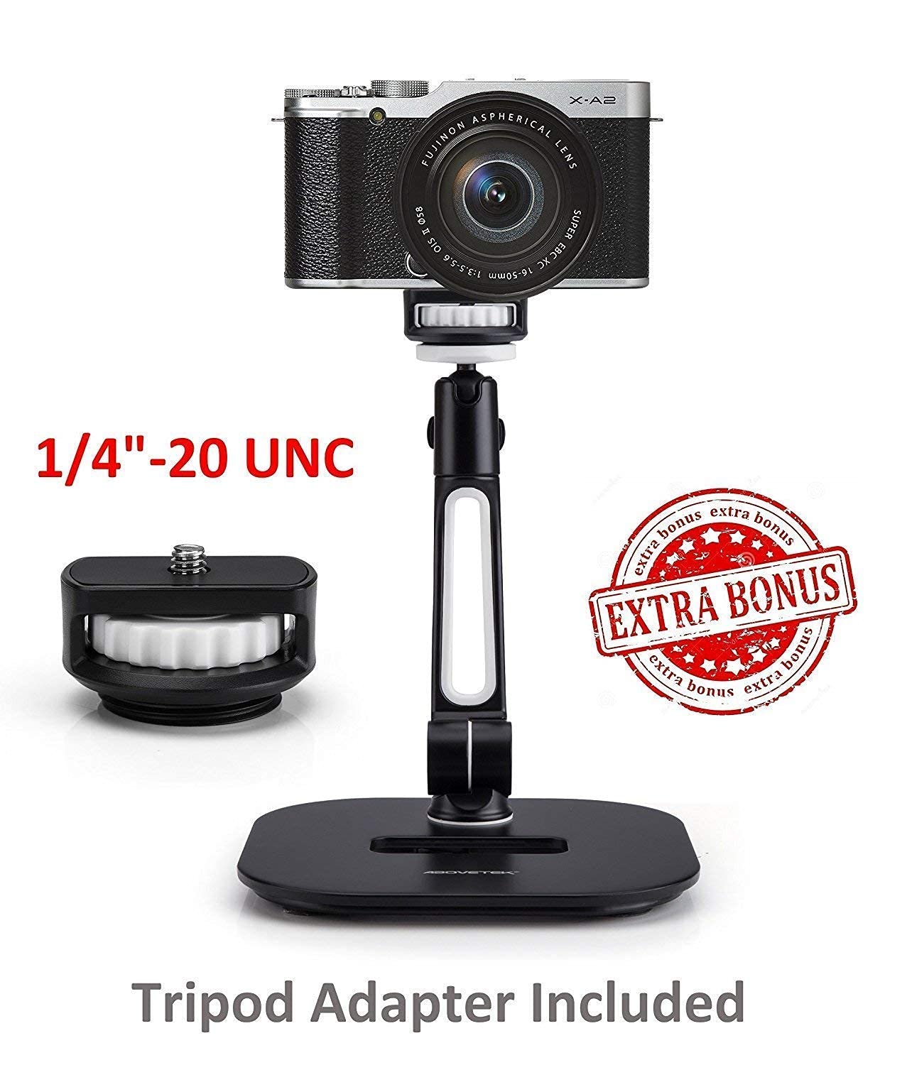 AboveTEK Adjustable Aluminum Tablet Stand Holder for 4-13.5