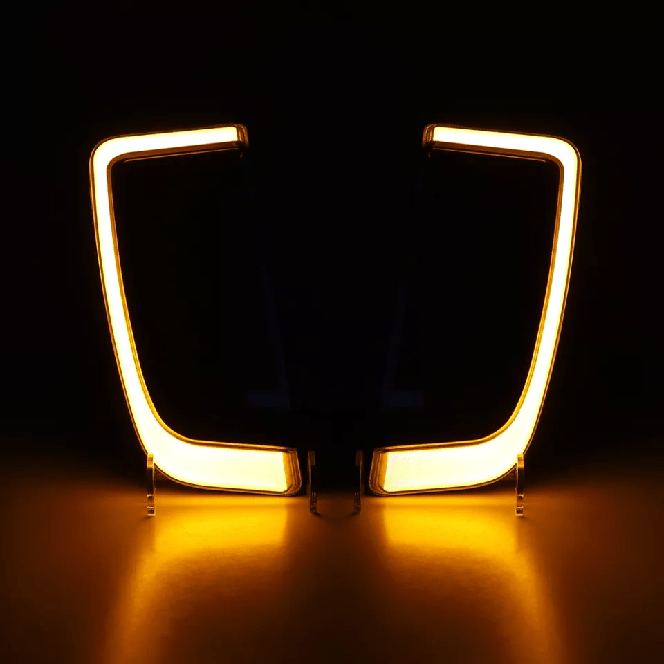 Eagle Lights SUNBURST Lower Fairing Grill LED Lights for Harley Davidson Motorcycles - Bright Custom Accent Lighting for Night Riding & Bike Shows