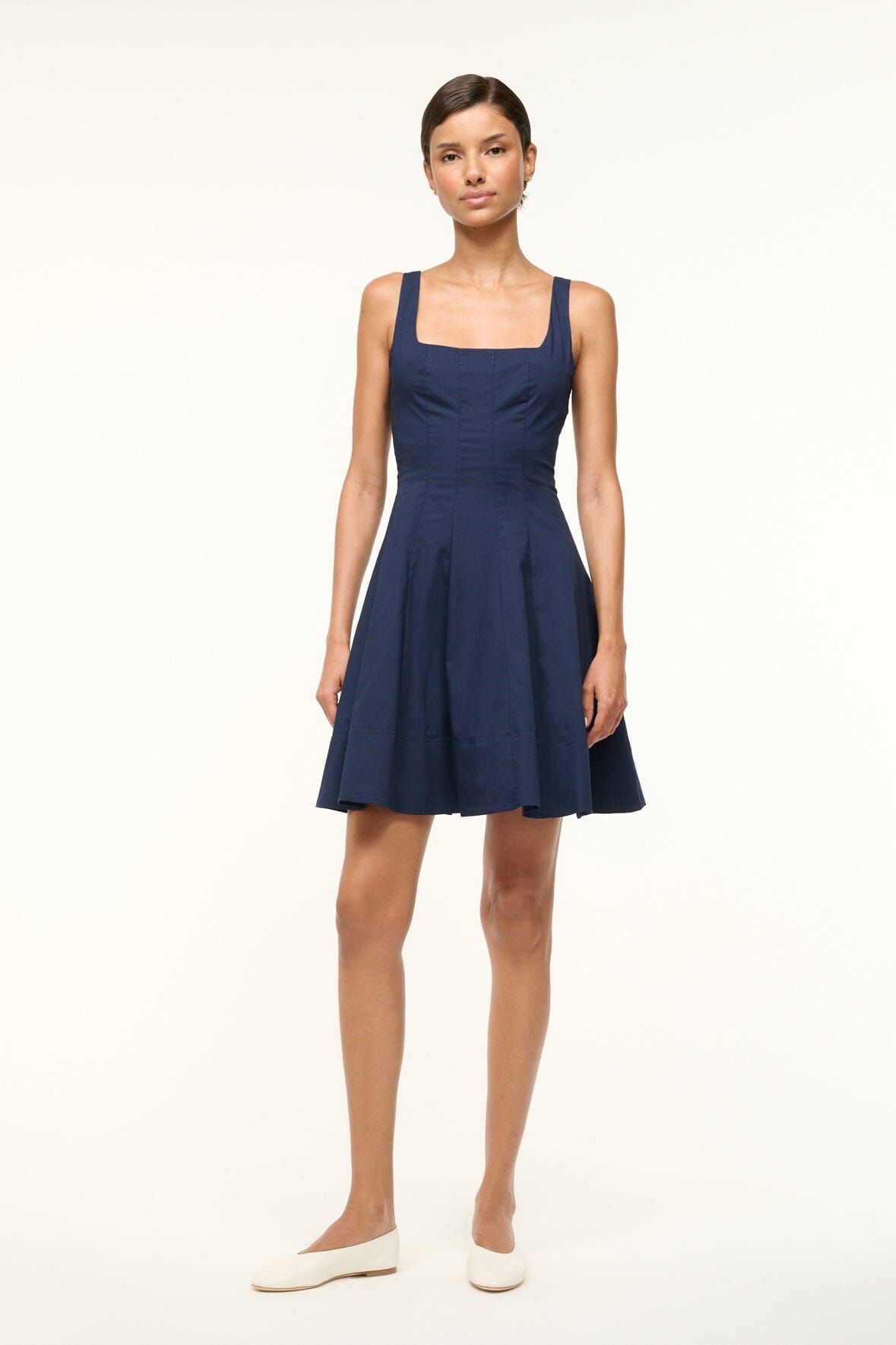 Mini Wells Dress for Women - Navy Blue Casual Summer Dress - Perfect for Beach, Vacation & Everyday Wear
