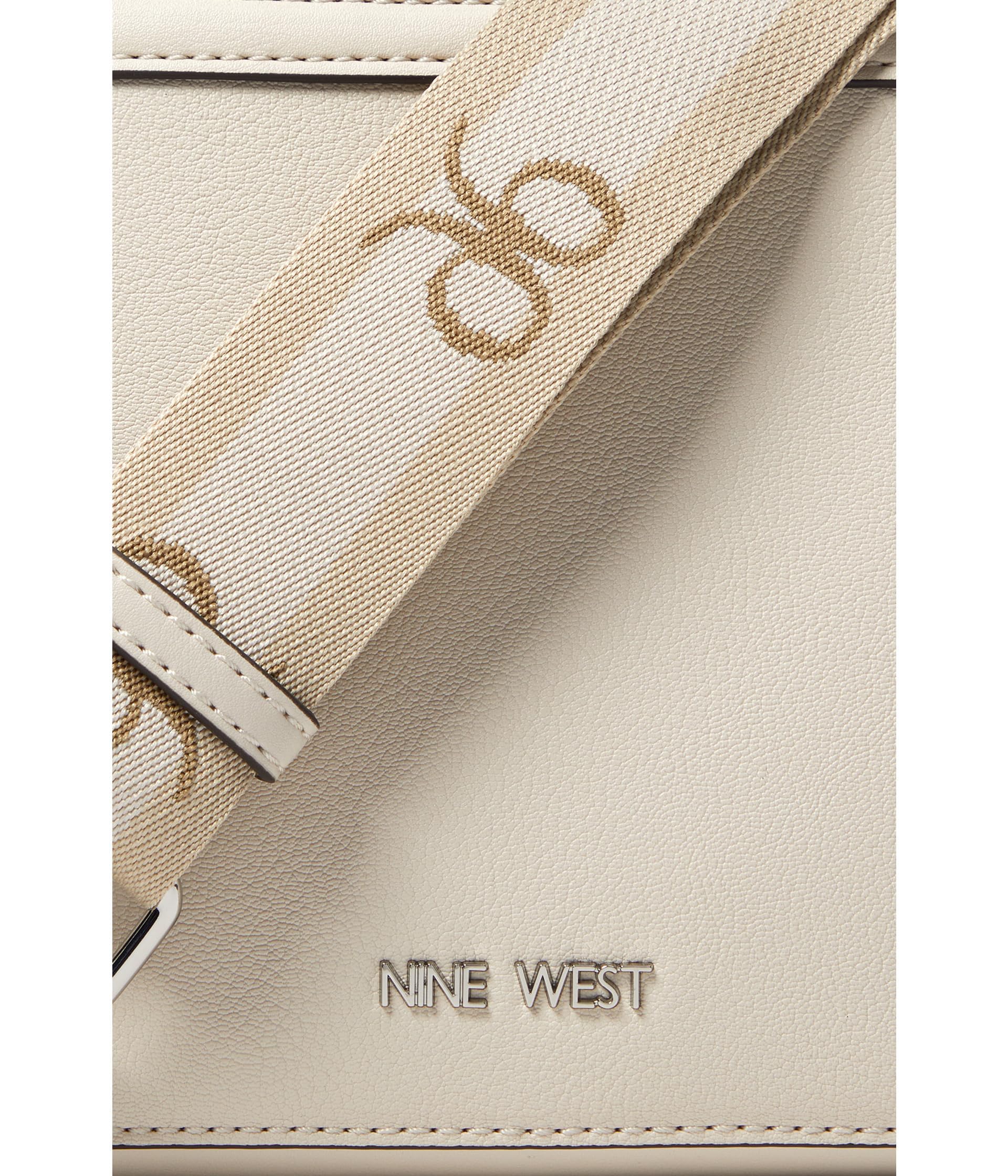 Nine West Ellis Double Zip Crossbody Bag for Women - Stylish & Functional Purse for Everyday Use, Work, Travel & Shopping