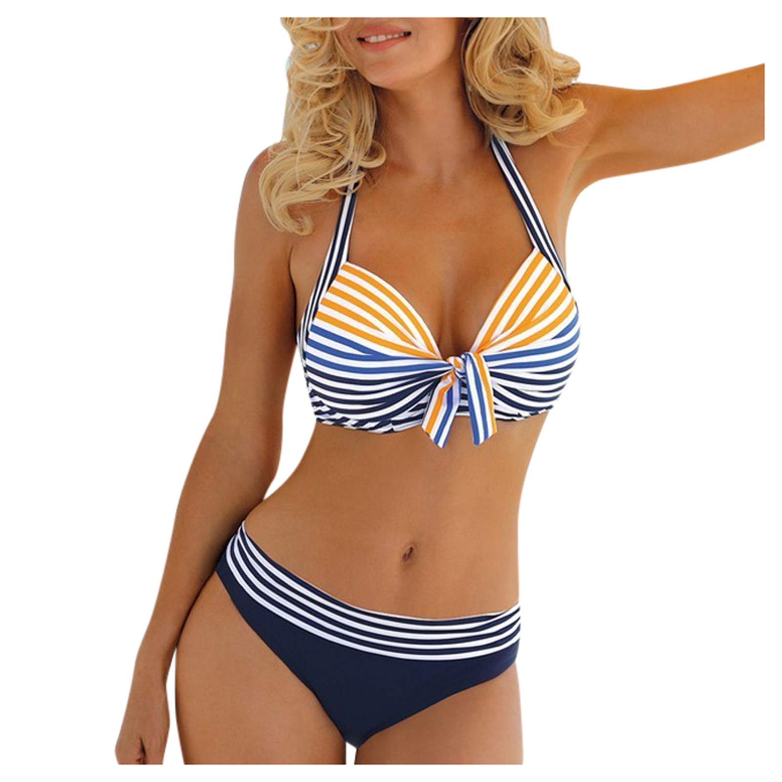 Women's Push-Up Cheetah Print Bikini Set - Beach & Pool Swimwear