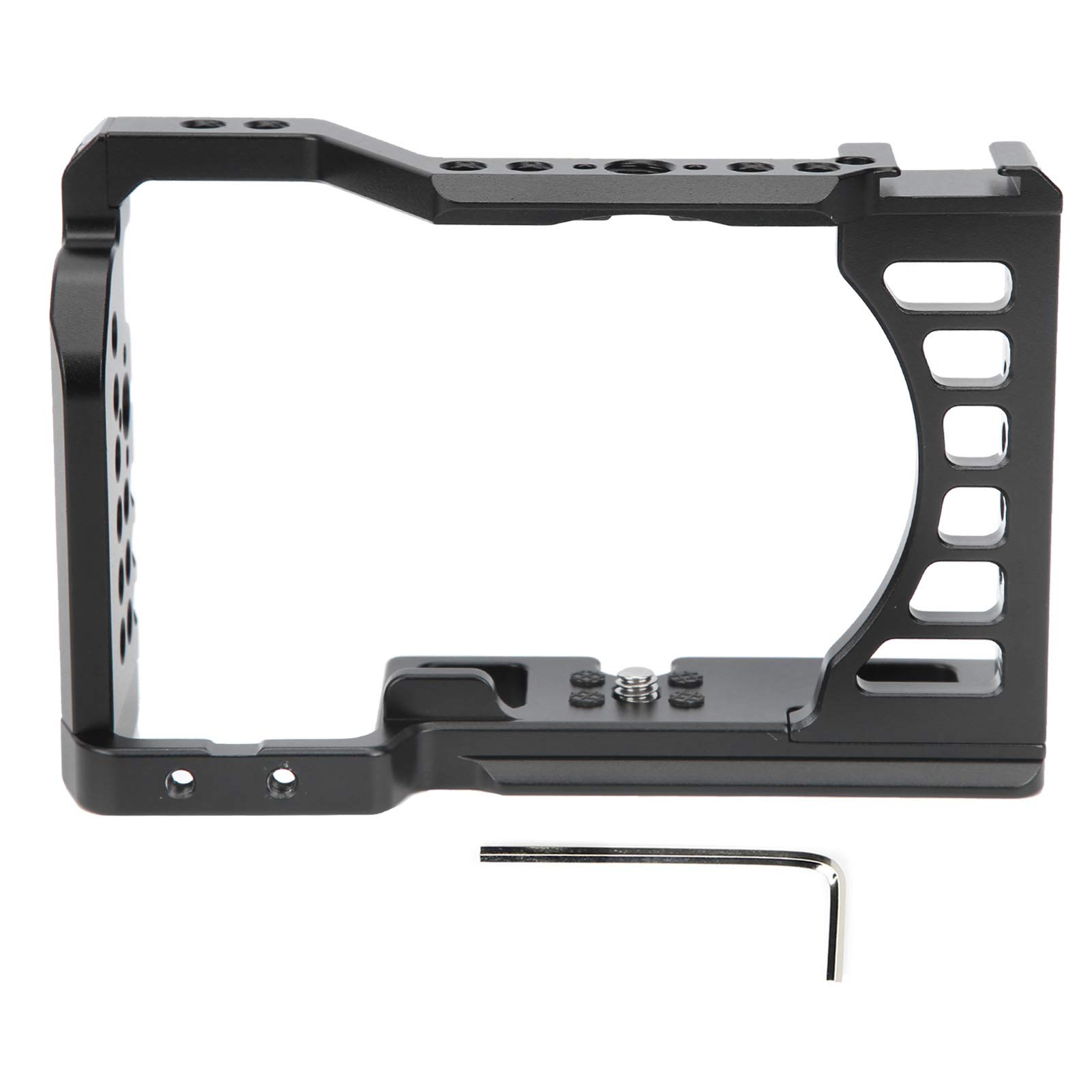 **Akozon Aluminum Alloy Camera Cage for Sony A7C - Professional Video Rig with Extension Bracket for DSLR Filmmaking & Vlogging**    *(Perfect for YouTube Content Creation, Travel Vlogging, and Studio Photography Accessories)*