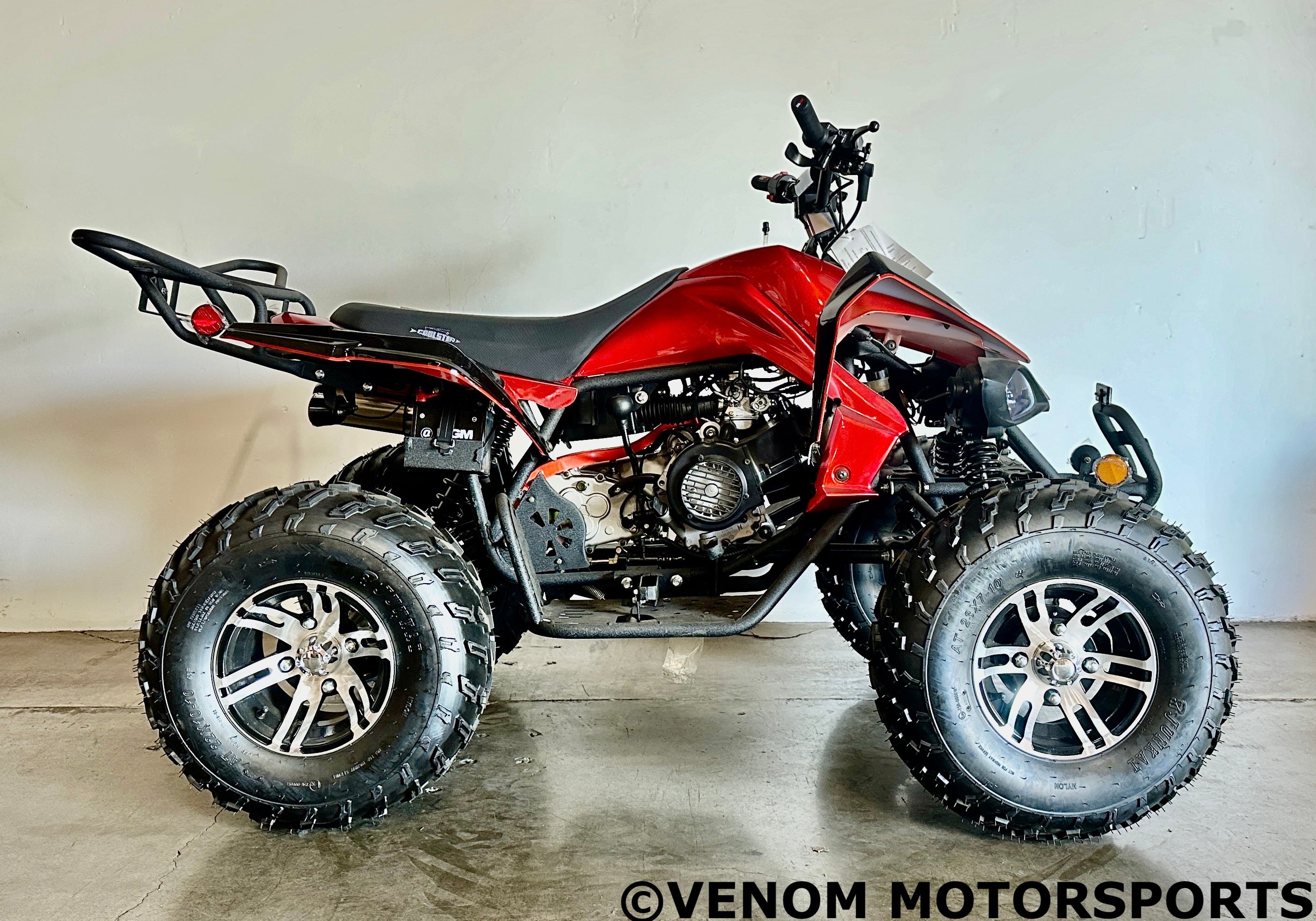 Viper 200cc Full Size Adult ATV Quad Bike with Automatic Transmission & Reverse - Perfect for Off-Road Trails, Farm Work, and Recreational Riding