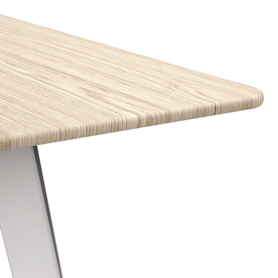 Modern Rectangular JW Dining Table - Solid Wood Kitchen Table for 6-8 People - Perfect for Family Dinners & Entertaining Guests