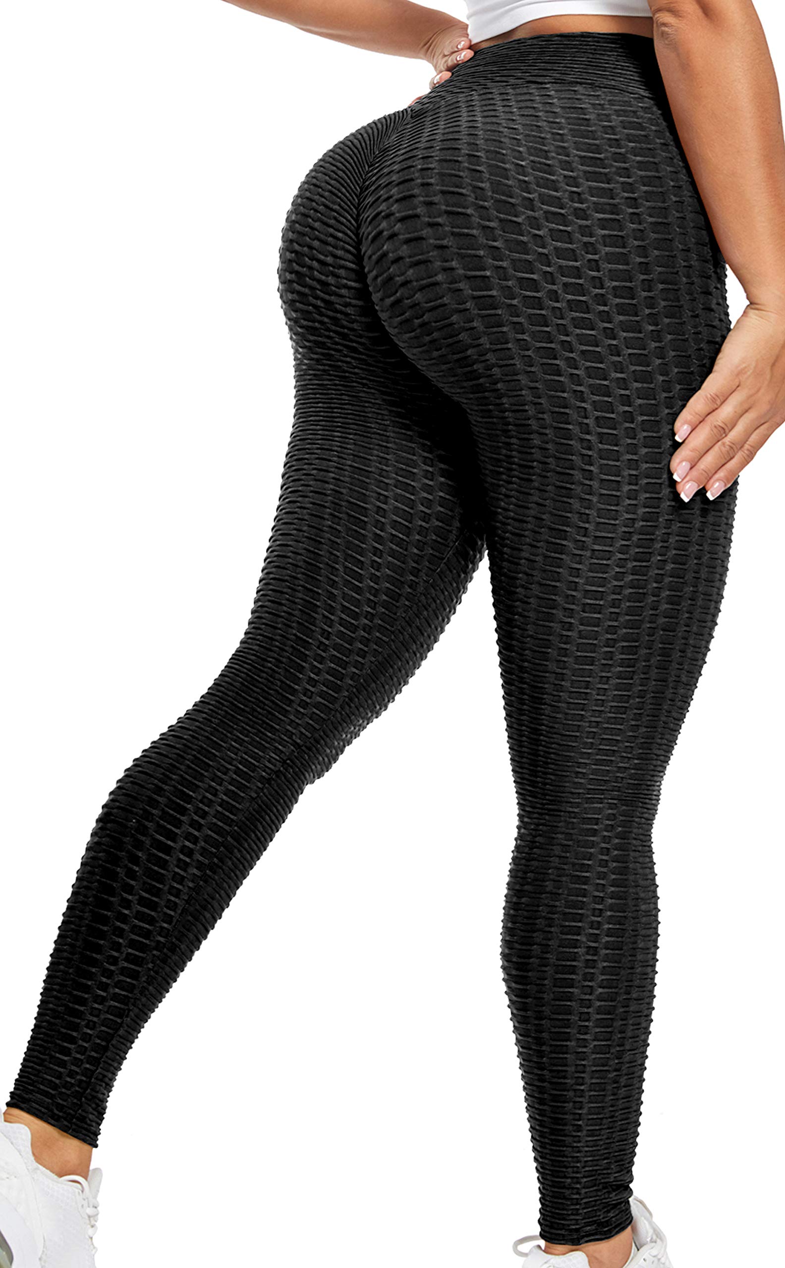 BURUNST Women's High Waisted Scrunch Butt Lifting Leggings - Tummy Control Workout Yoga Pants for Booty Enhancement & TikTok Outfits | Perfect for Gym, Running & Casual Wear